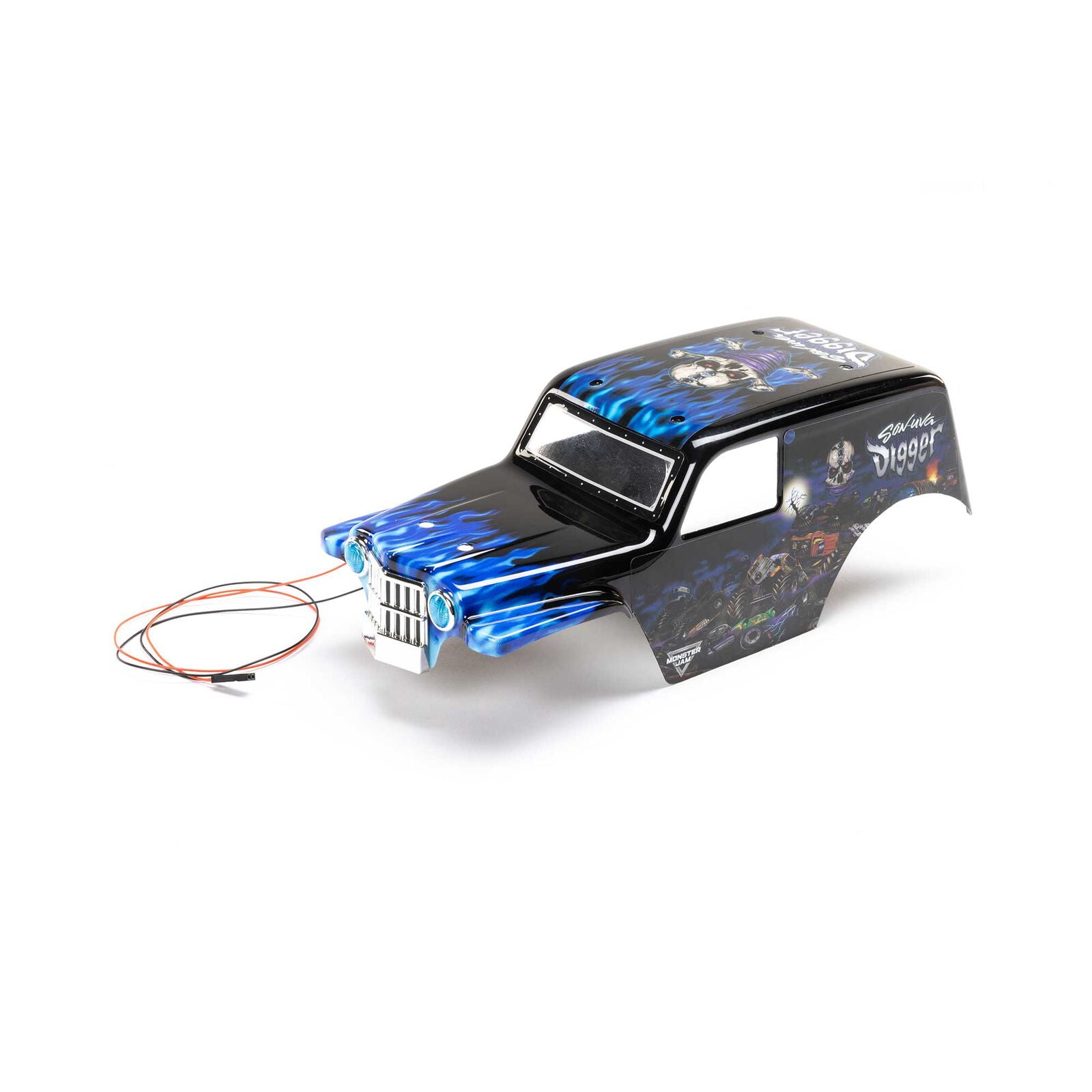 LOSI LOS210046 Body Set, Son Uva Digger, Painted: Mini LMT