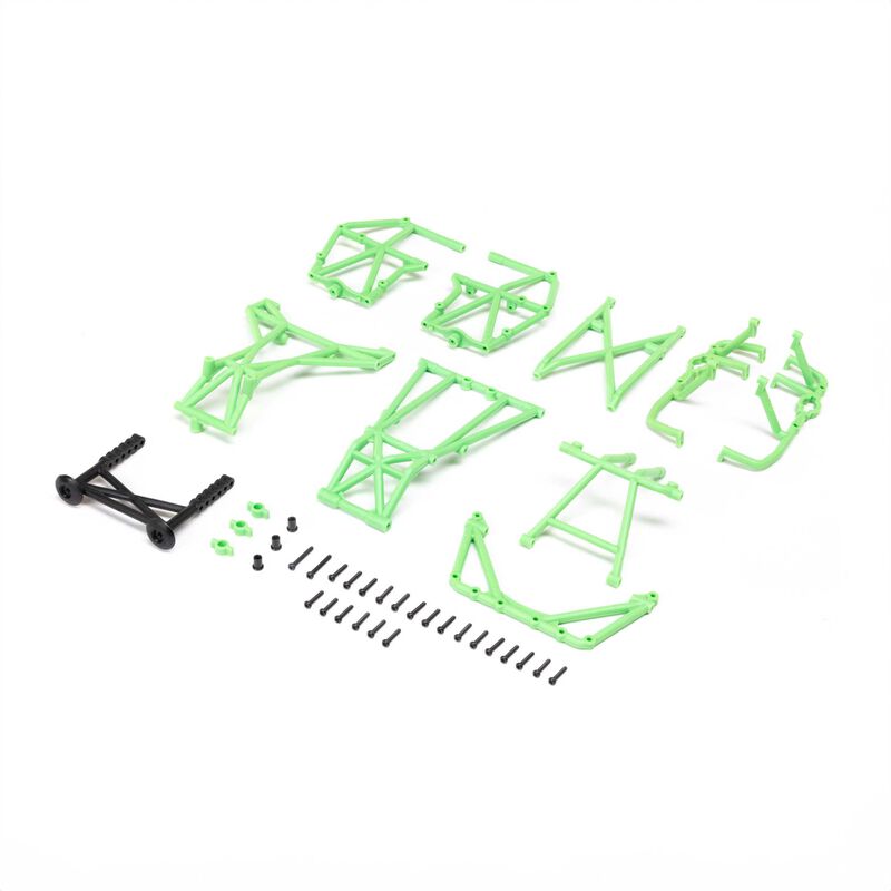 LOSI LOS211049 Cage Set Complete, Green: Mini LMT