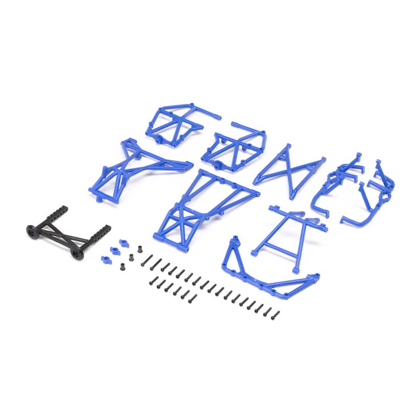 LOSI LOS211050 Cage Set Complete, Blue: Mini LMT