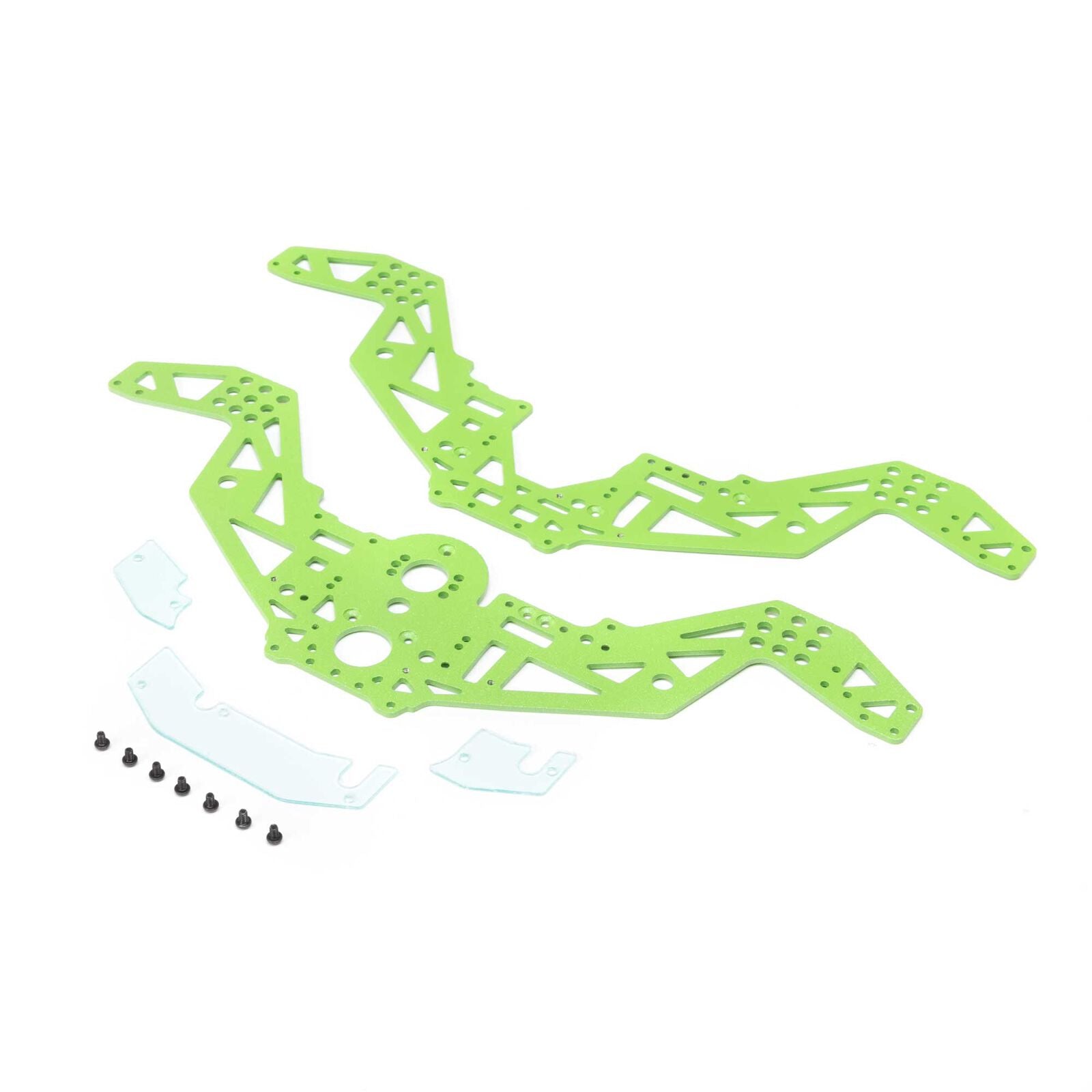 LOSI LOS211052 Chassis Plate Set, Green: Mini LMT