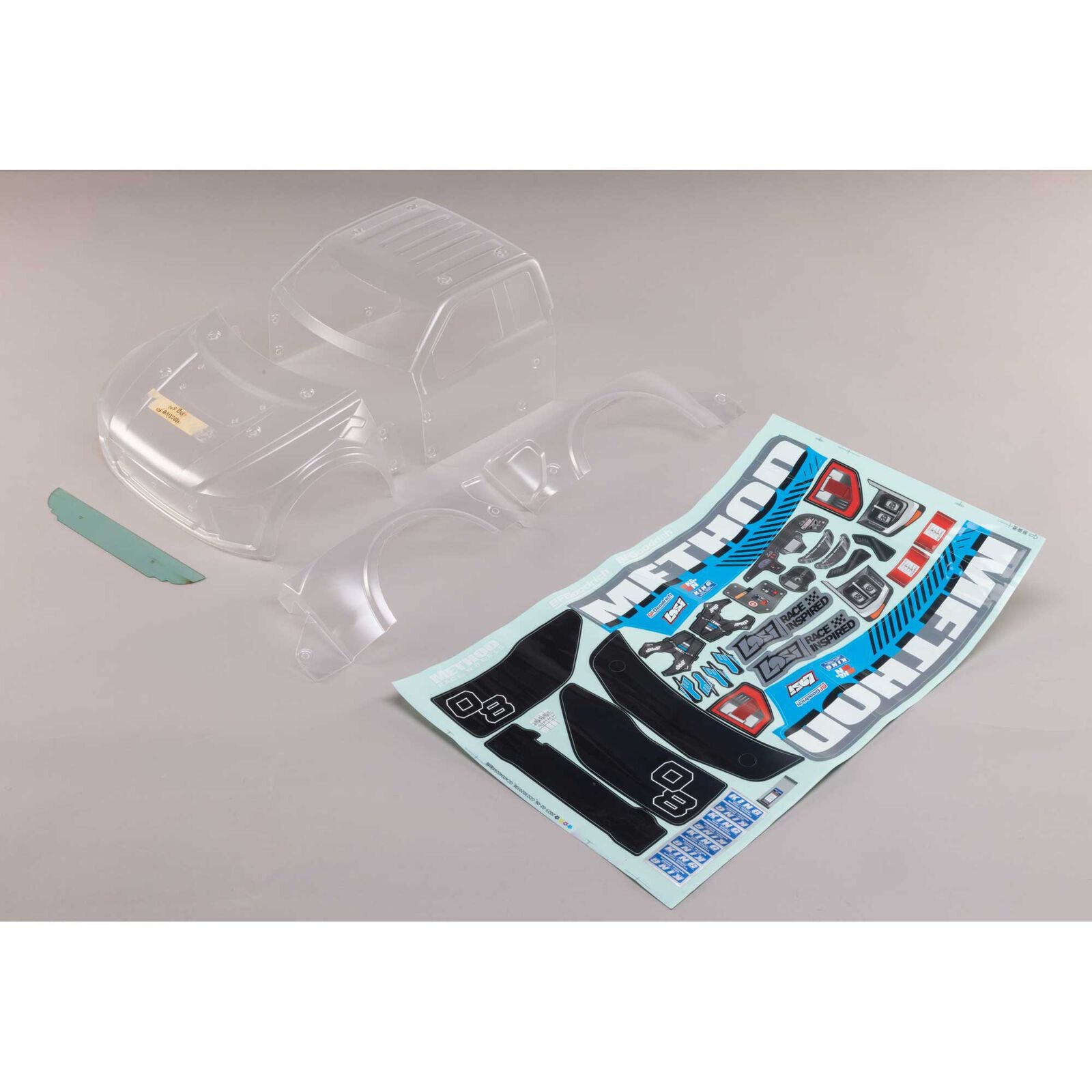 LOSI LOS230135 F150 Raptor Clear Body Set: 1/10 Baja Rey 2.0