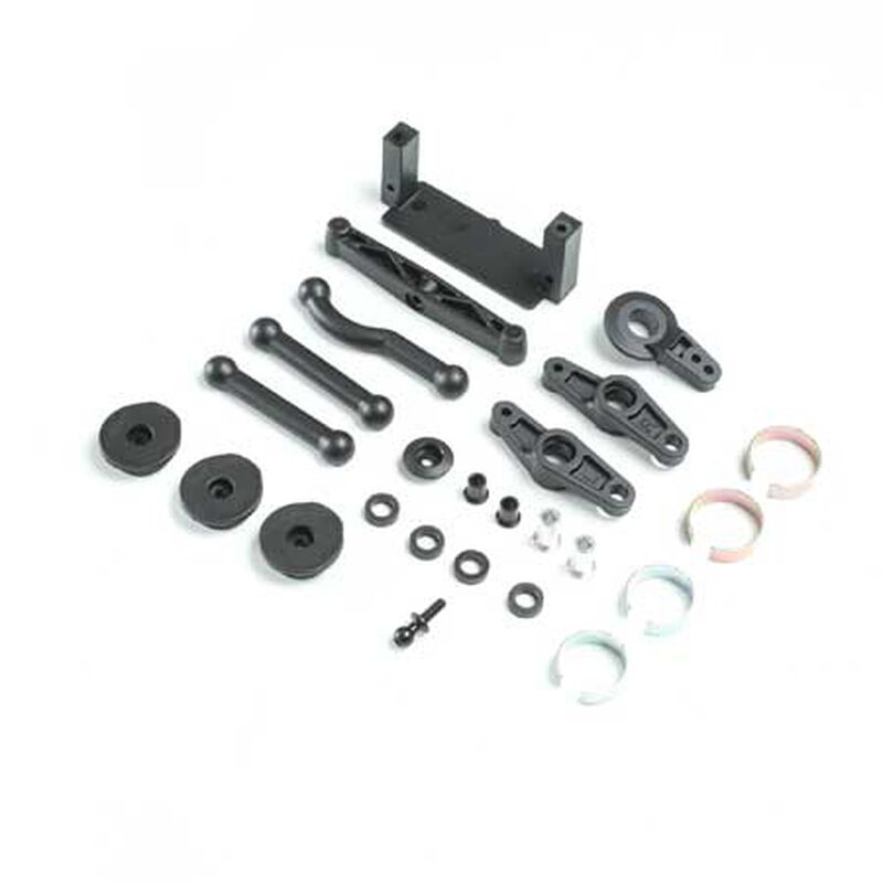 LOSI LOS231066 Steering Bellcrank Servo Saver & Mounts V100