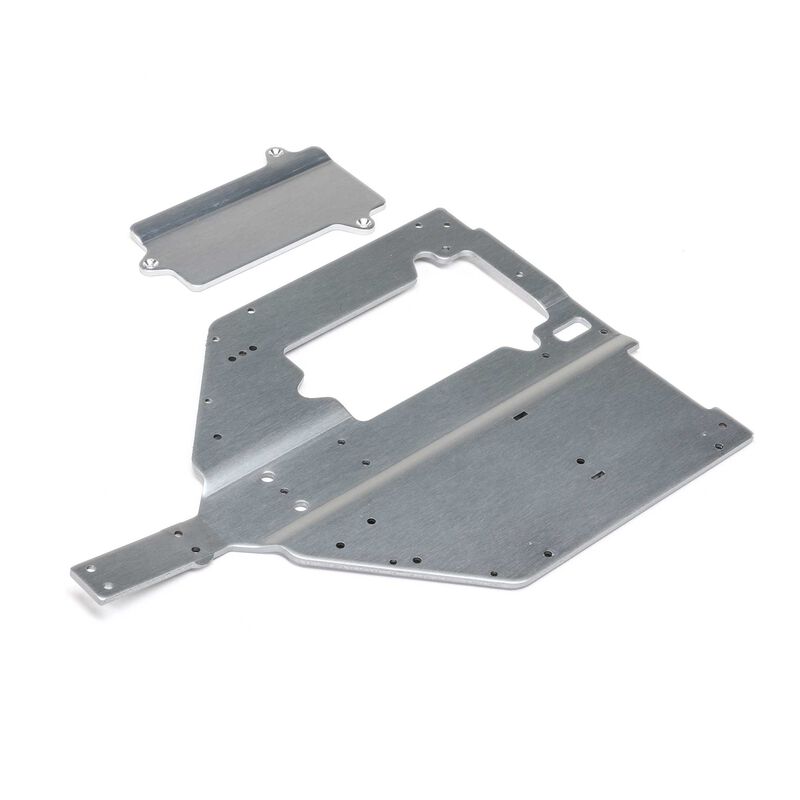 LOSI LOS231113 Chassis Plate & Motor Cover Plate: 1/10 Baja Rey 2.0