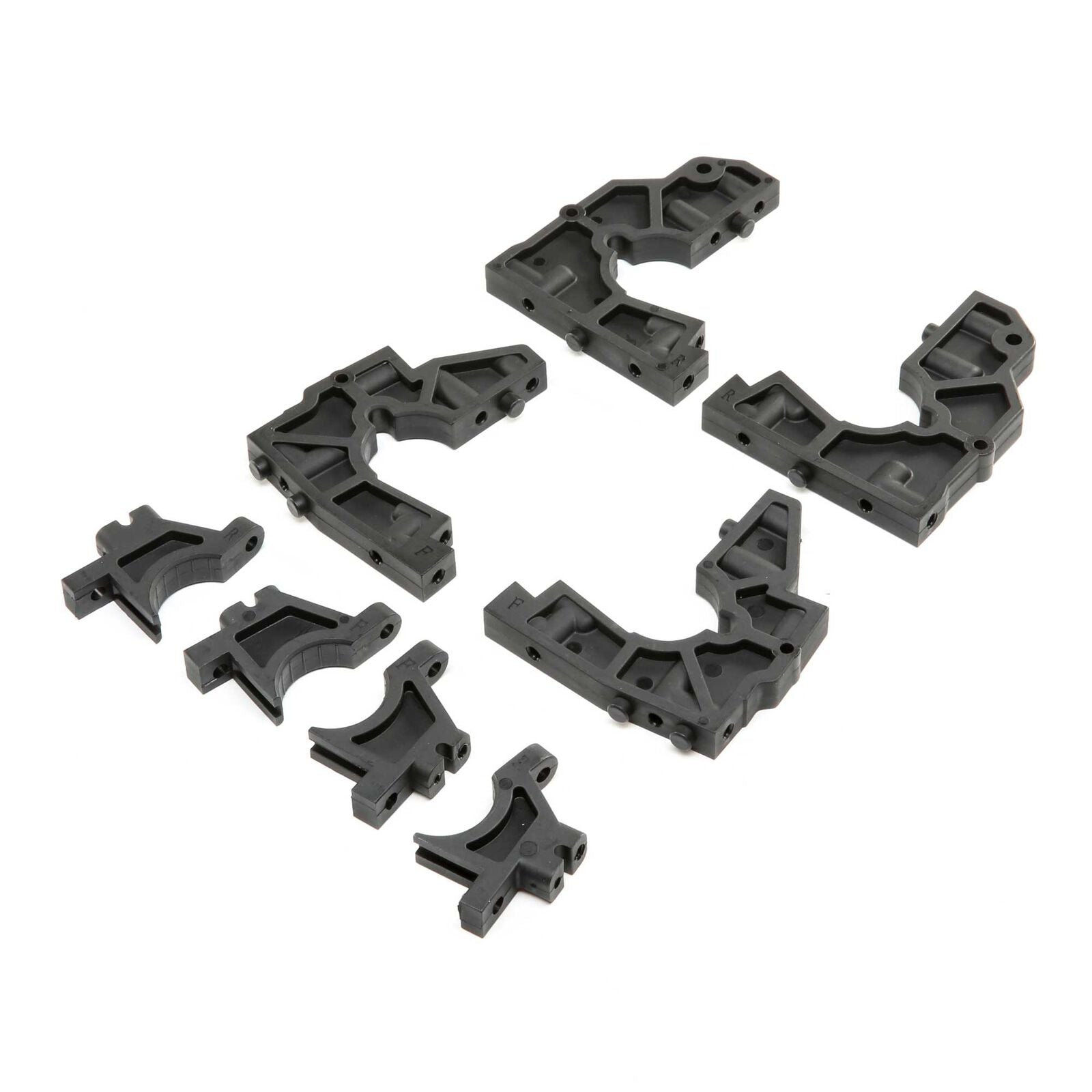 LOSI LOS251102 Front Rear Bulkhead Set: DBXL-E/DBXL 2.0