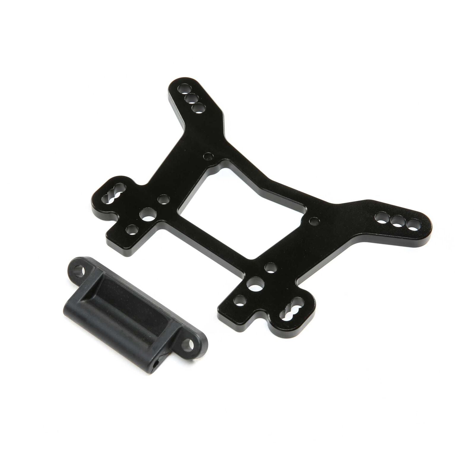 LOSI LOS254064 Shock Tower Rear, Aluminum Black: DBXL-E/DBXL 2.0