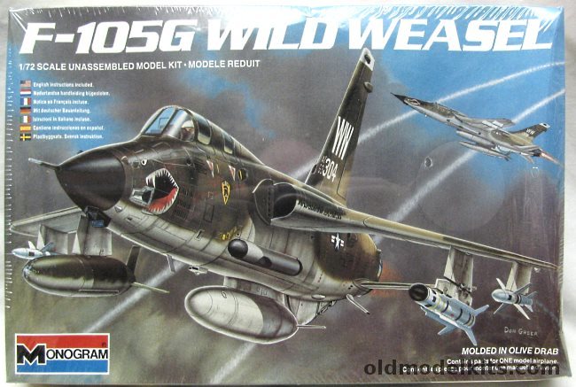 MONOGRAM 5431 1/72 F-105G Wild Weasel
