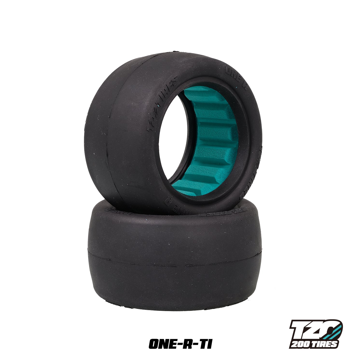 TZO 200 TIRES ONE-R-R1 2.2" Rear 1/10 Slick Buggy Tire (2) (Gold) w/Foam Inserts
