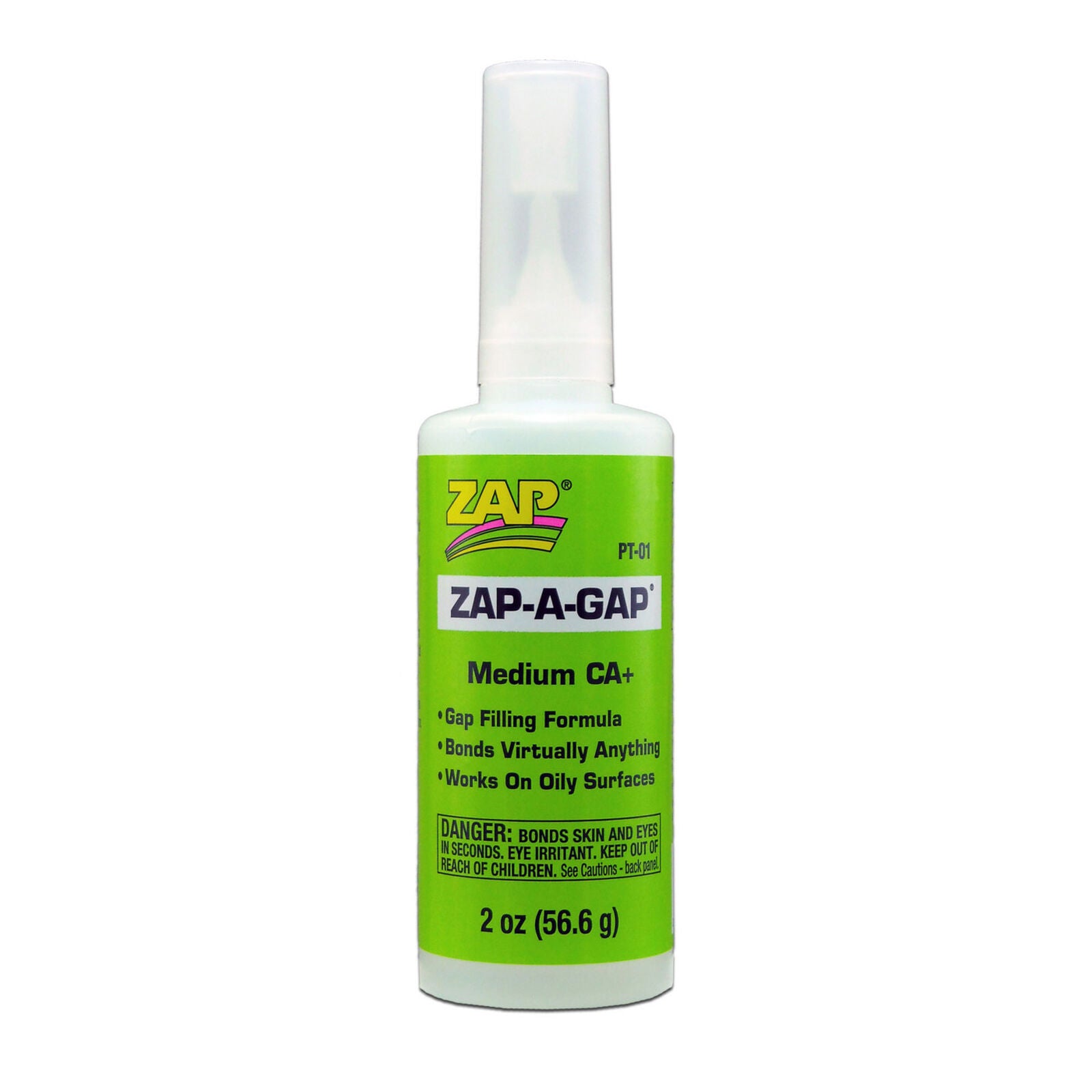 ZAP PT-01 Zap-A-Gap Medium CA+ Glue, 2 oz