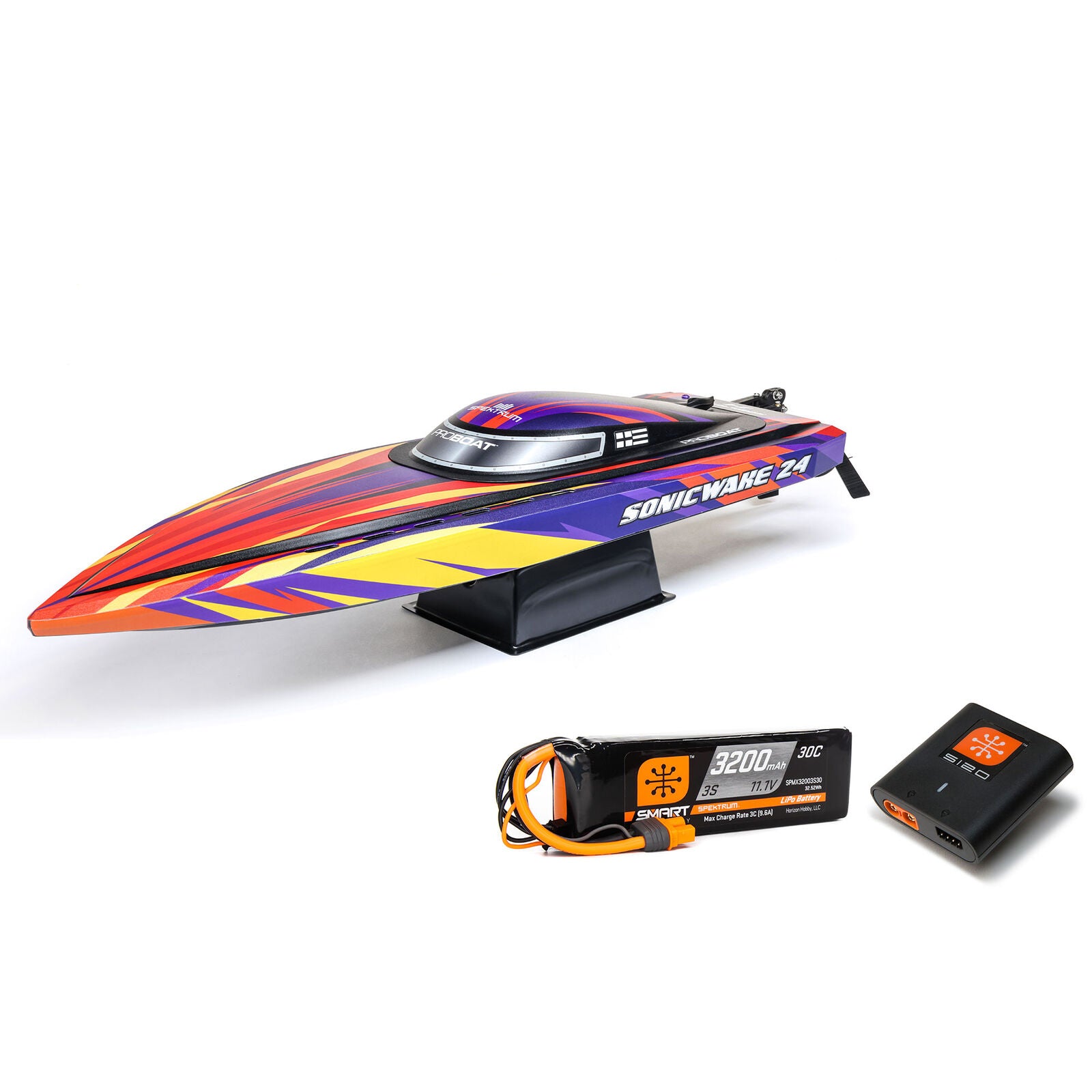 PROBOAT PRB1992 Sonicwake 24" Self-Righting Brushless Deep-V RTR (Battery & Charger Included)