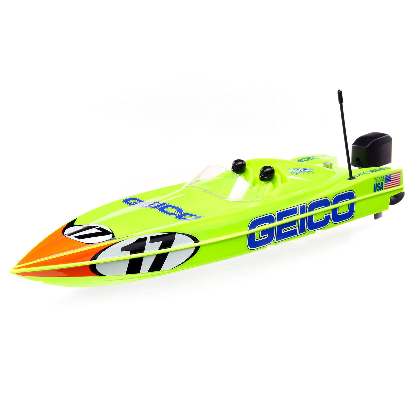 PROBOAT PRB08044  17" Power Boat Racer Self-Righting Deep-V RTR