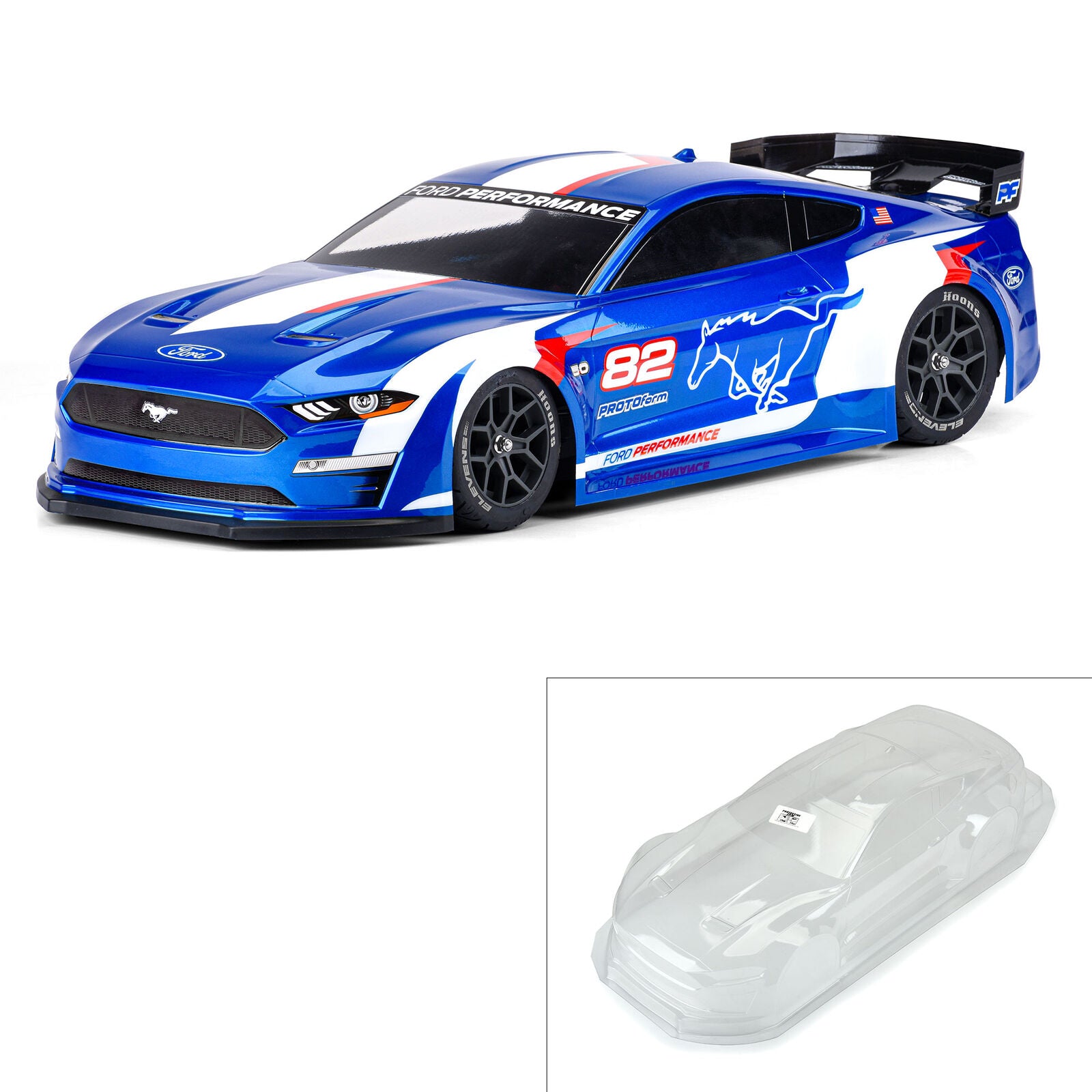PROTOFORM 1582-00 1/8 2021 Ford Mustang Clear Body: Vendetta