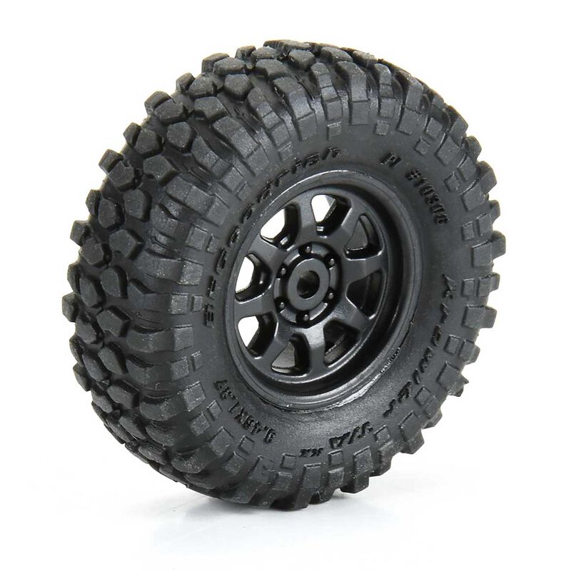 PROLINE PRO1030610 1/30 BFG Krawler T/A KX Front/Rear Mounted Black Icon Nuevo (4) for Axial SCX30