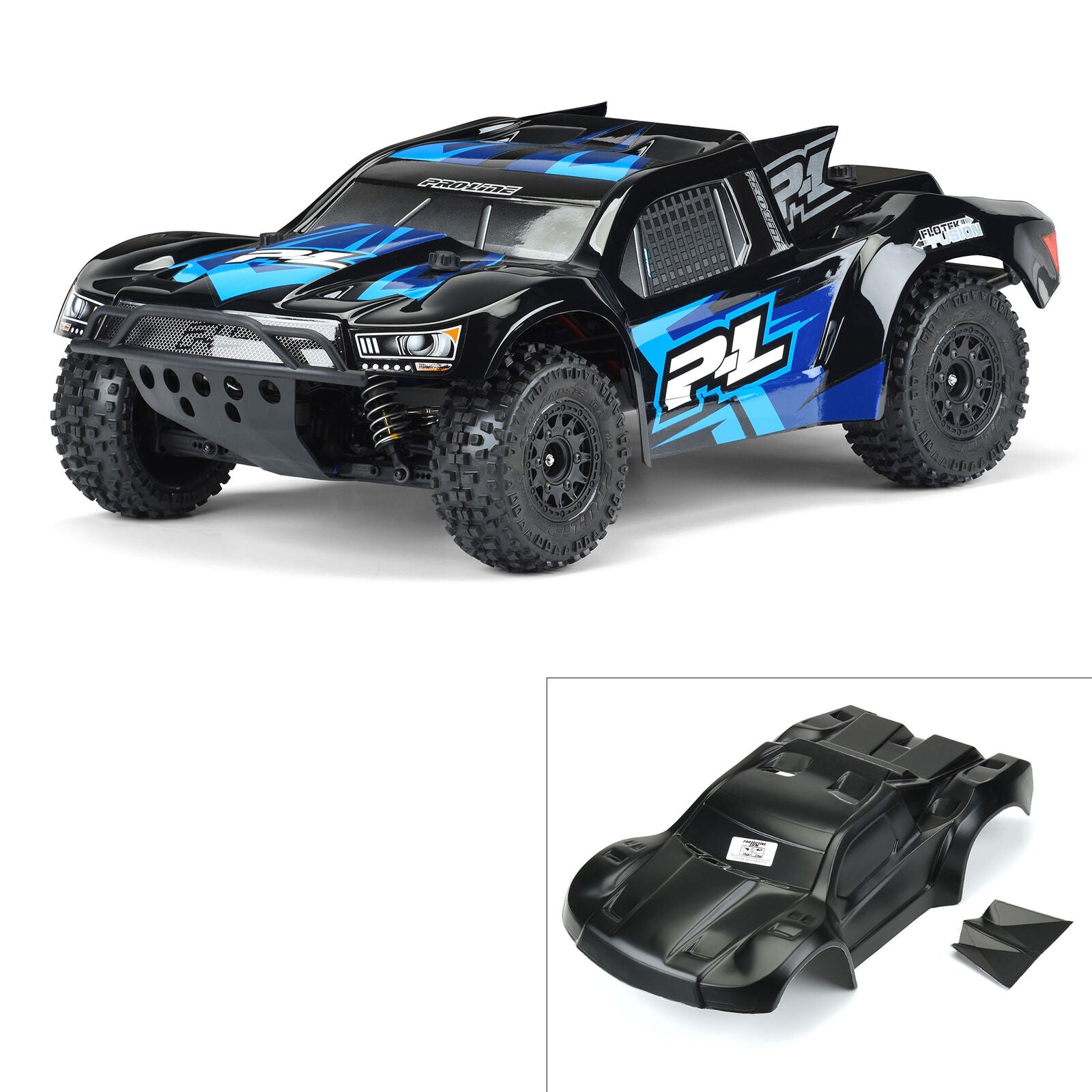 PROLINE 3458-18 Pre-Cut Flo-Tek Fusion Tough-Color Painted Black Body