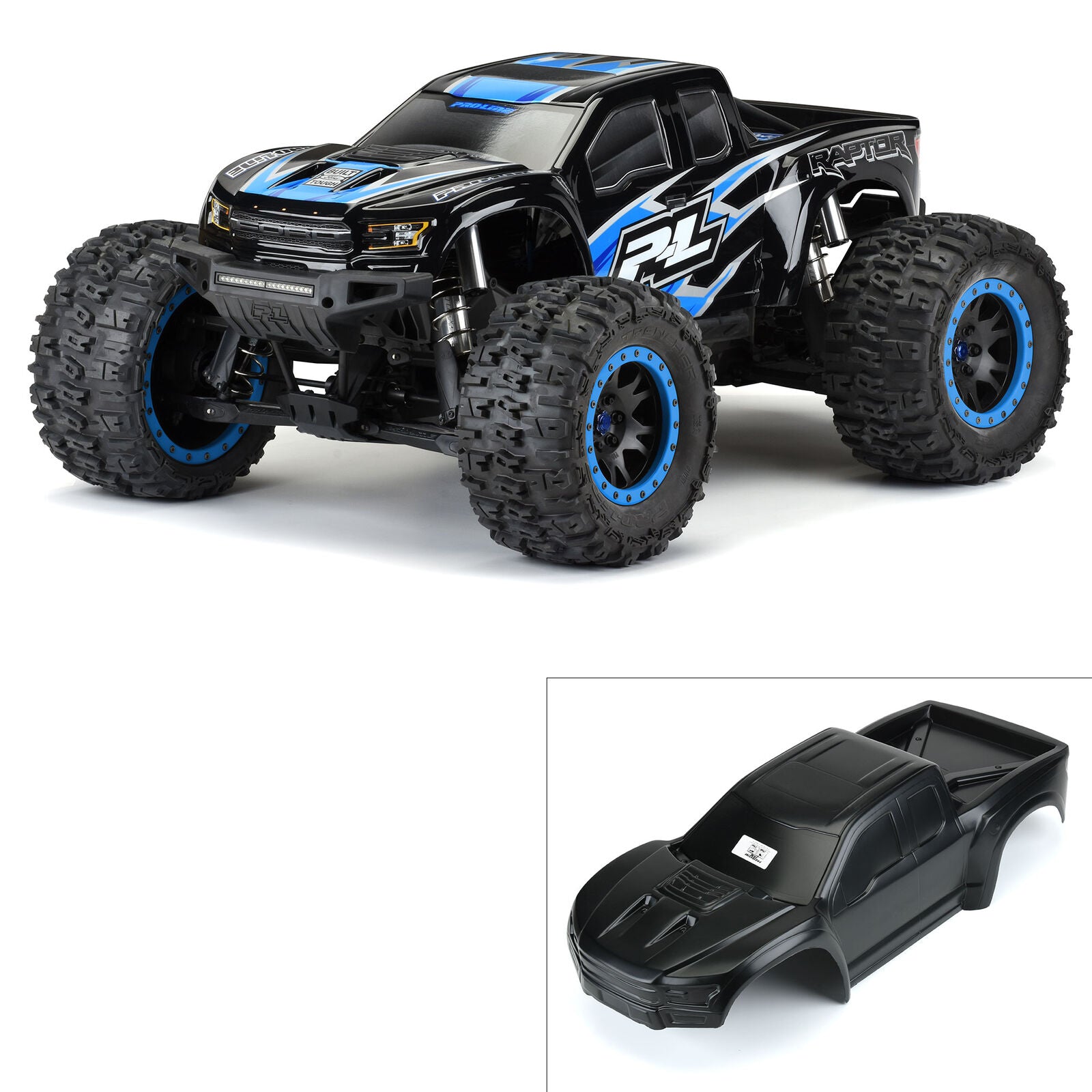 PROLINE 3482-18 Pre-Cut 2017 Ford F-150 Raptor Black Body X-MAXX