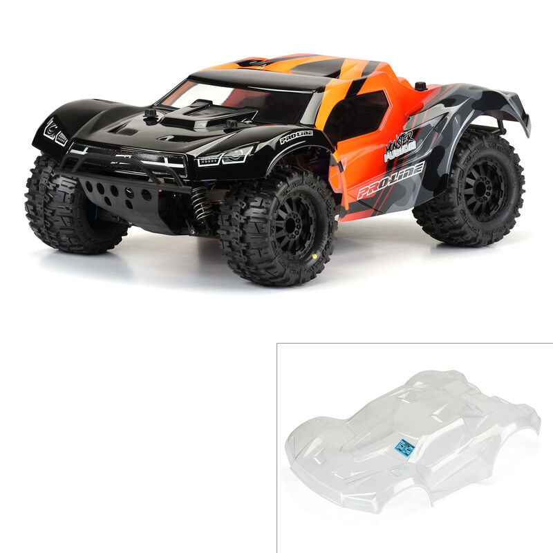 PROLINE 3498-17 Lexan Body Pre-Cut Monster Fusion Clear Body Slash 2WD