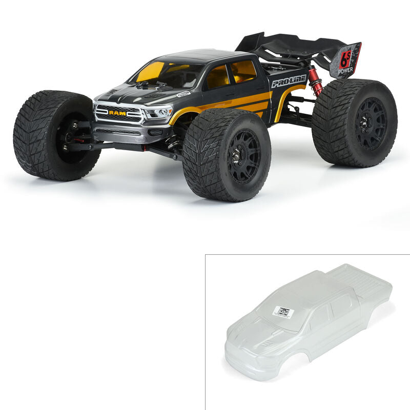 PROLINE 3534-17 1/8 Pre-Cut 2020 Ram Rebel 1500 Clear Body: ARRMA Kraton 6S