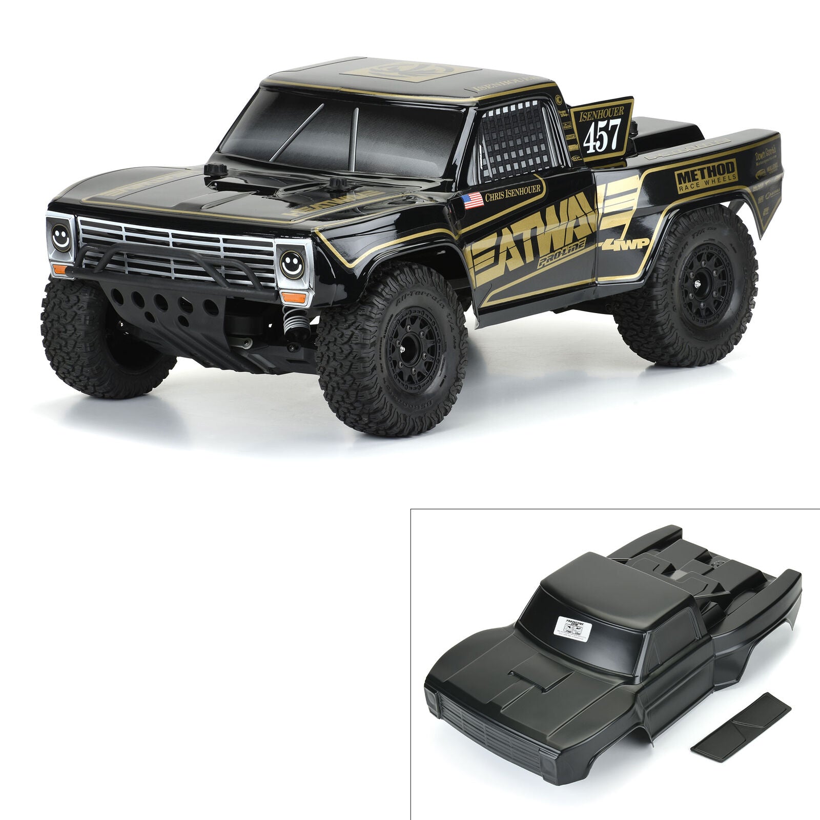 PROLINE 3551-18 Pre-Cut 1967 Ford F-100 Black Body for SC