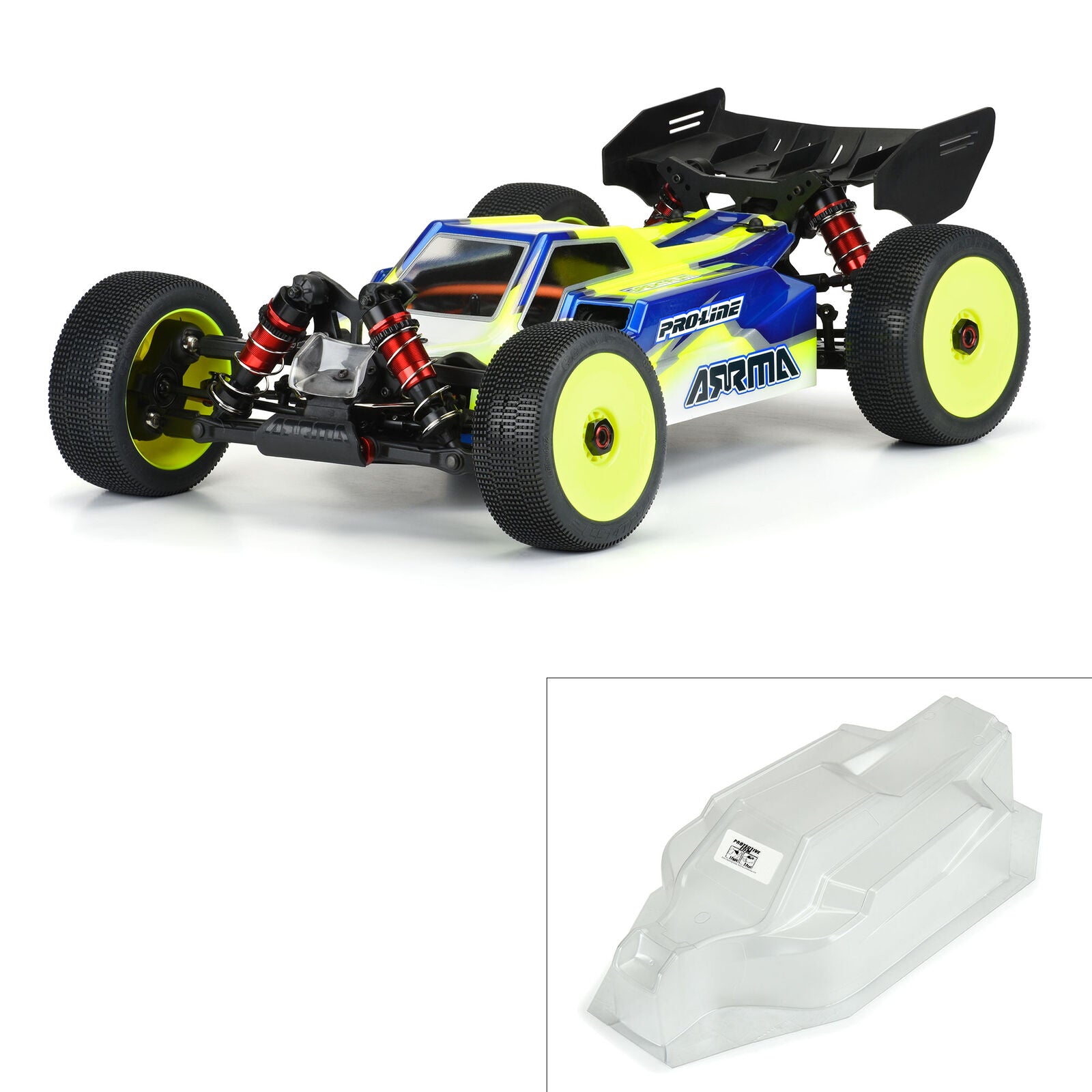 PROLINE 3580-00 1/8 Axis Clear Body: TYPHON 6S & TLR Tuned