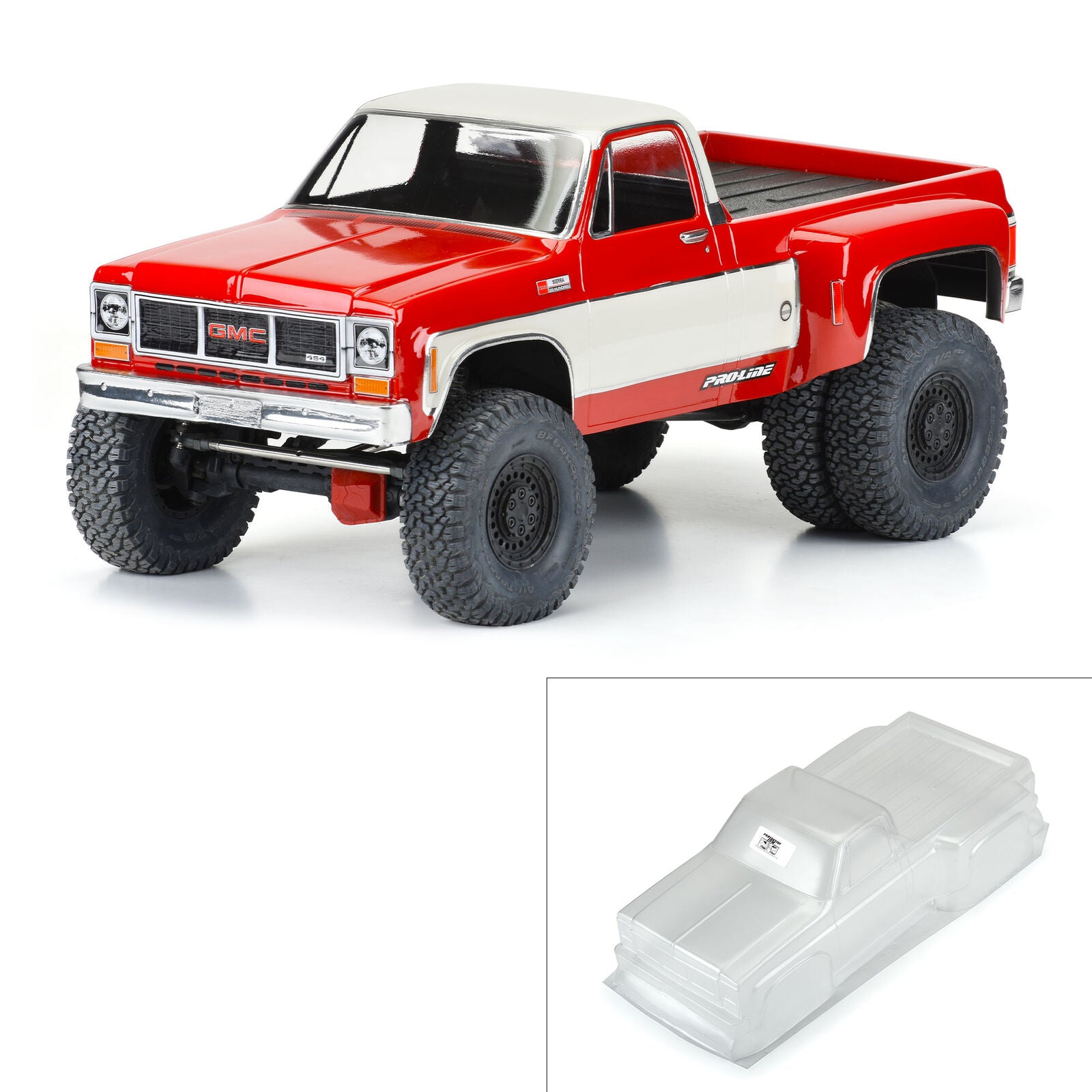PROLINE 3590-00 1/10 1973 GMC Sierra 3500 Clear Body 12.3" (313mm) Wheelbase