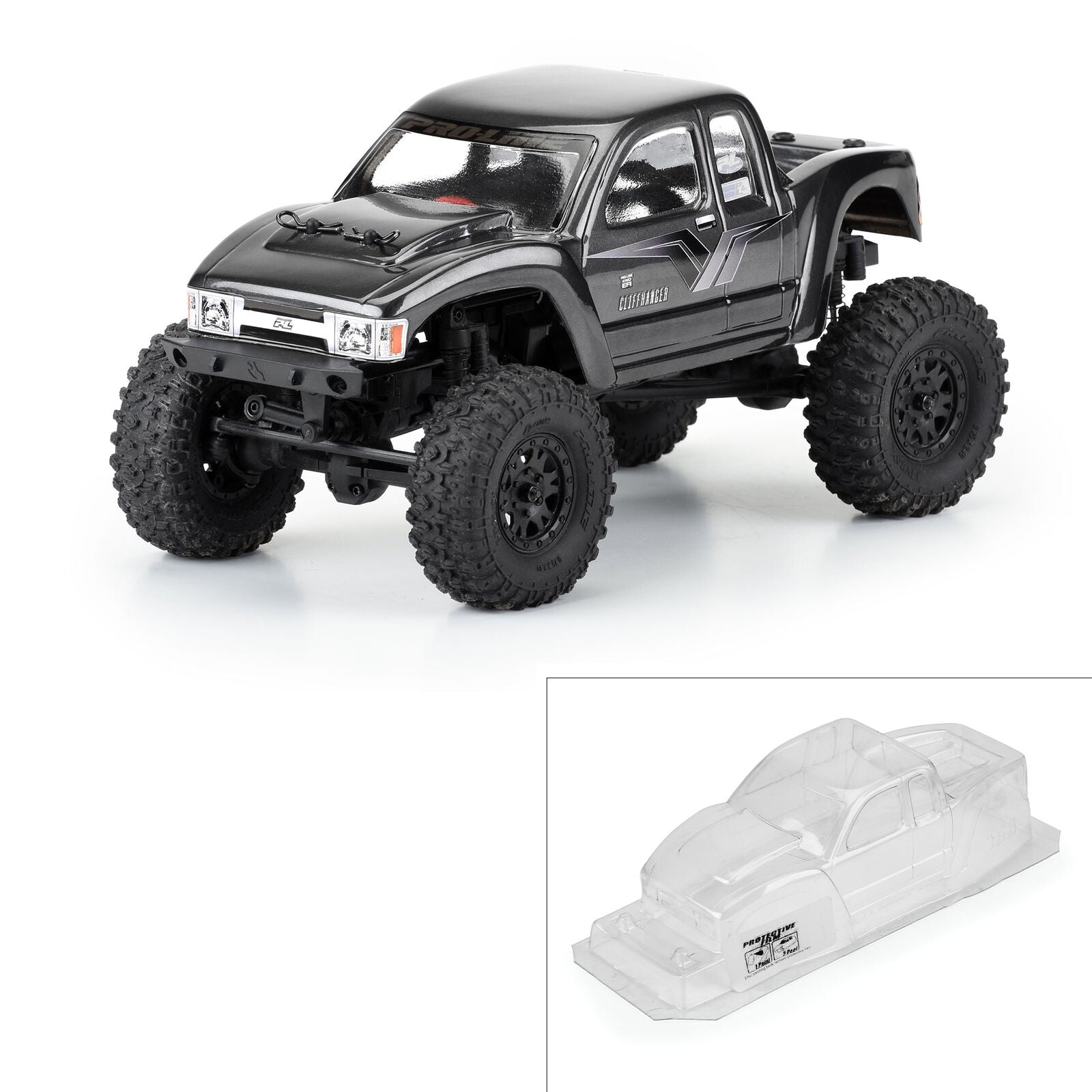 PROLINE 3596-00 1/24 Cliffhanger High Performance Clear Body: SCX24