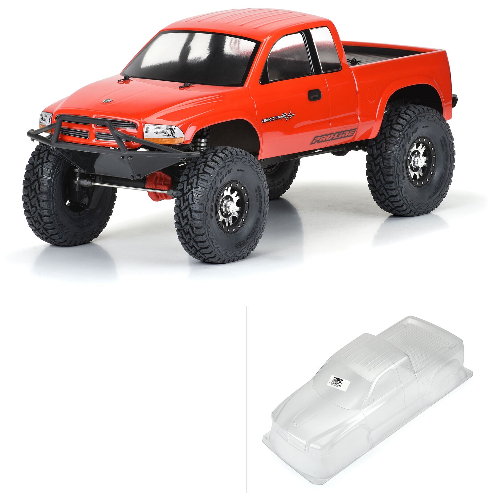 PROLINE PRO362000 1/10 1997 Dodge Dakota Clear Body 12.3" (313mm) Wheelbase Crawlers