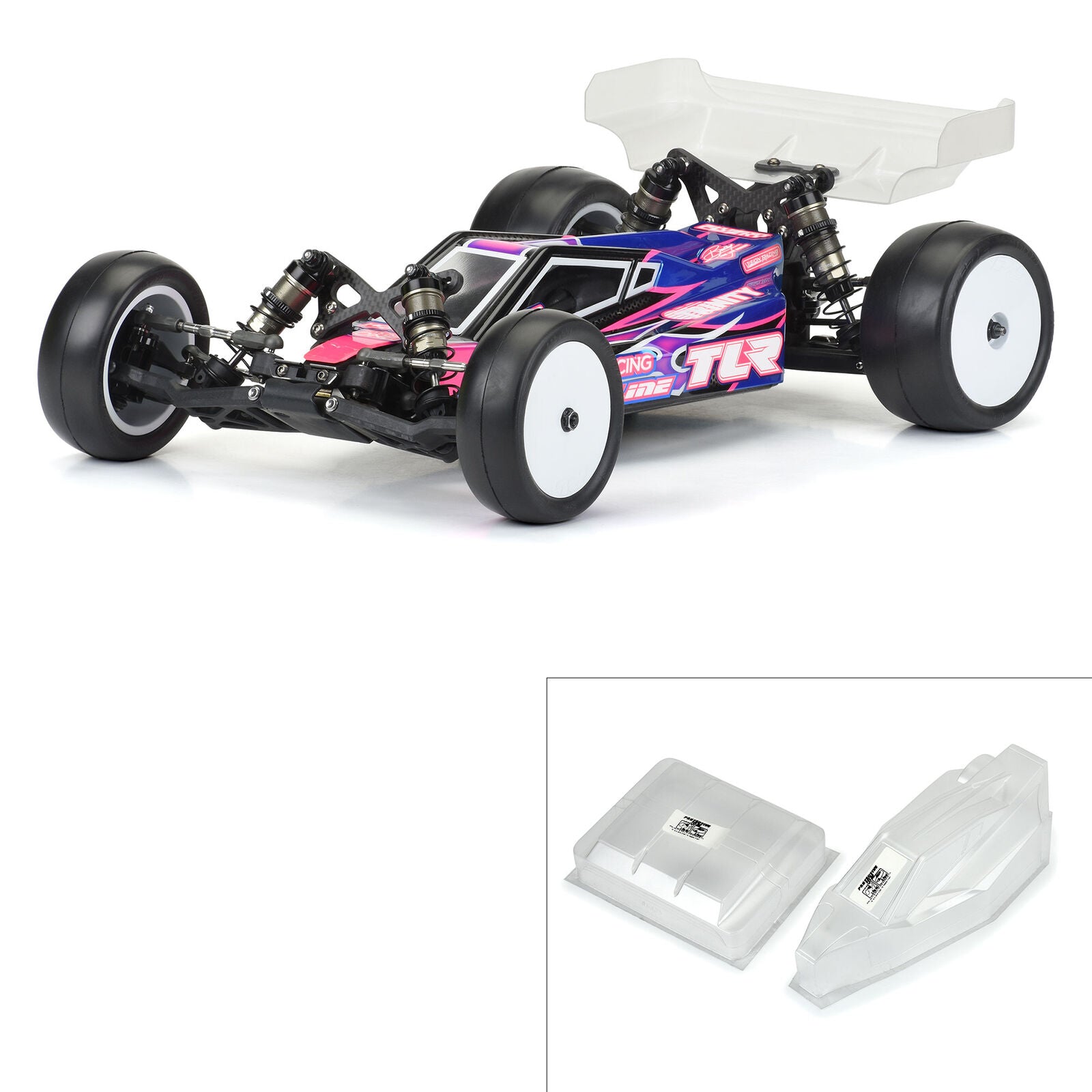 PROLINE 3626-25 1/10 Sector Light Weight Clear Body: TLR 22 5.0