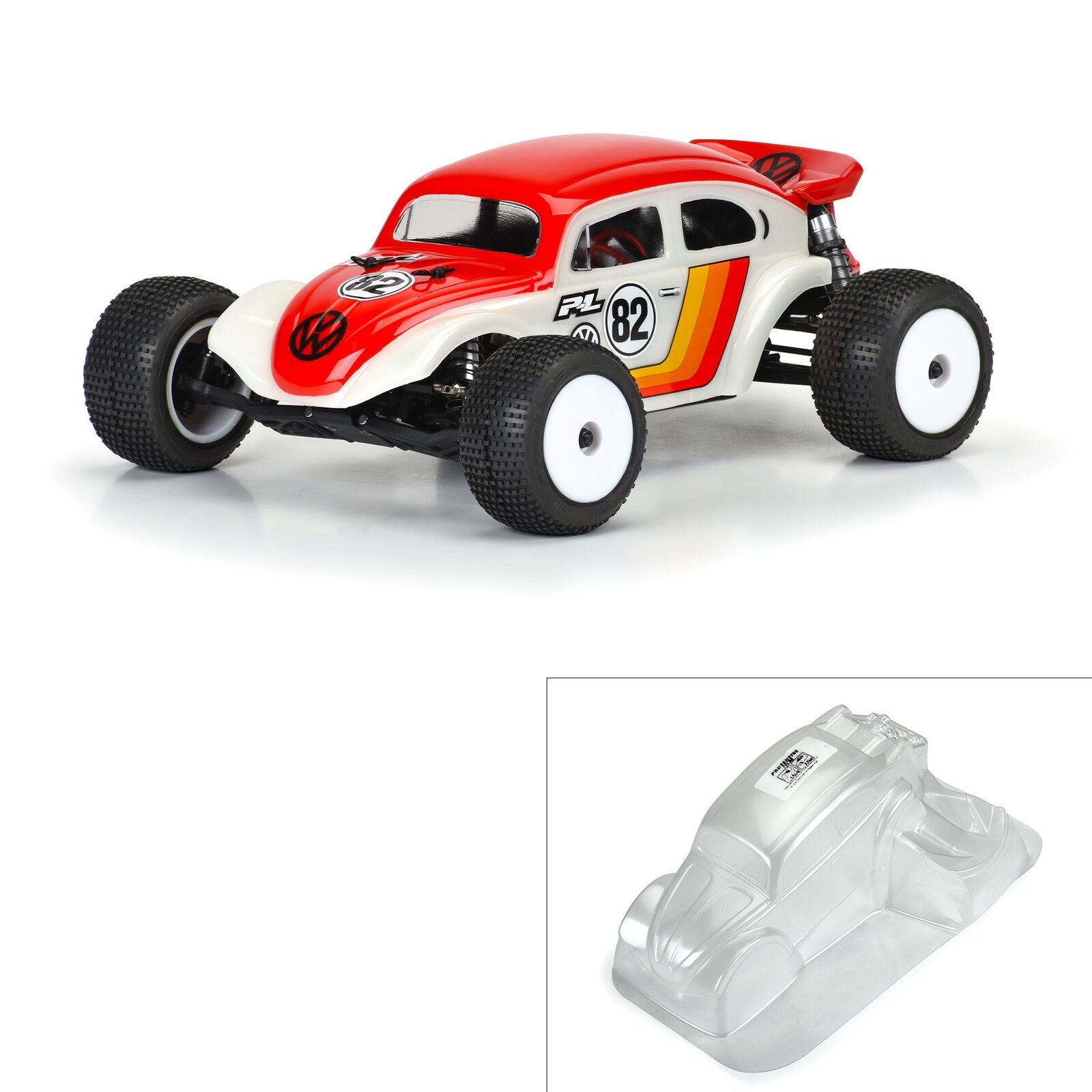 PROLINE PRO363300 1/18 Volkswagen Baja Bug Clear Body: Mini-T 2.0