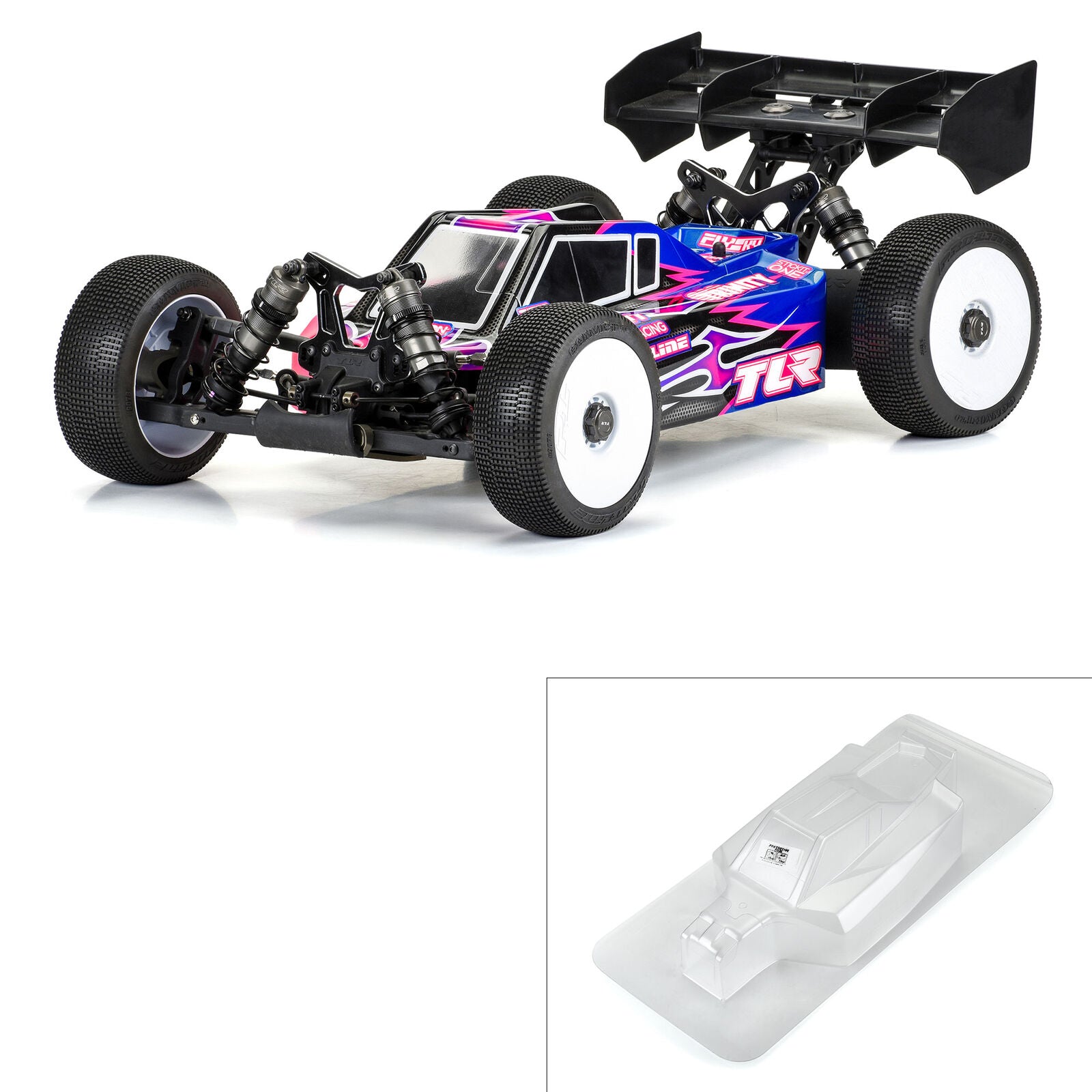 PROLINE PRO365600 1/8 Sector Clear Body: TLR 8ight-X/E 2.0