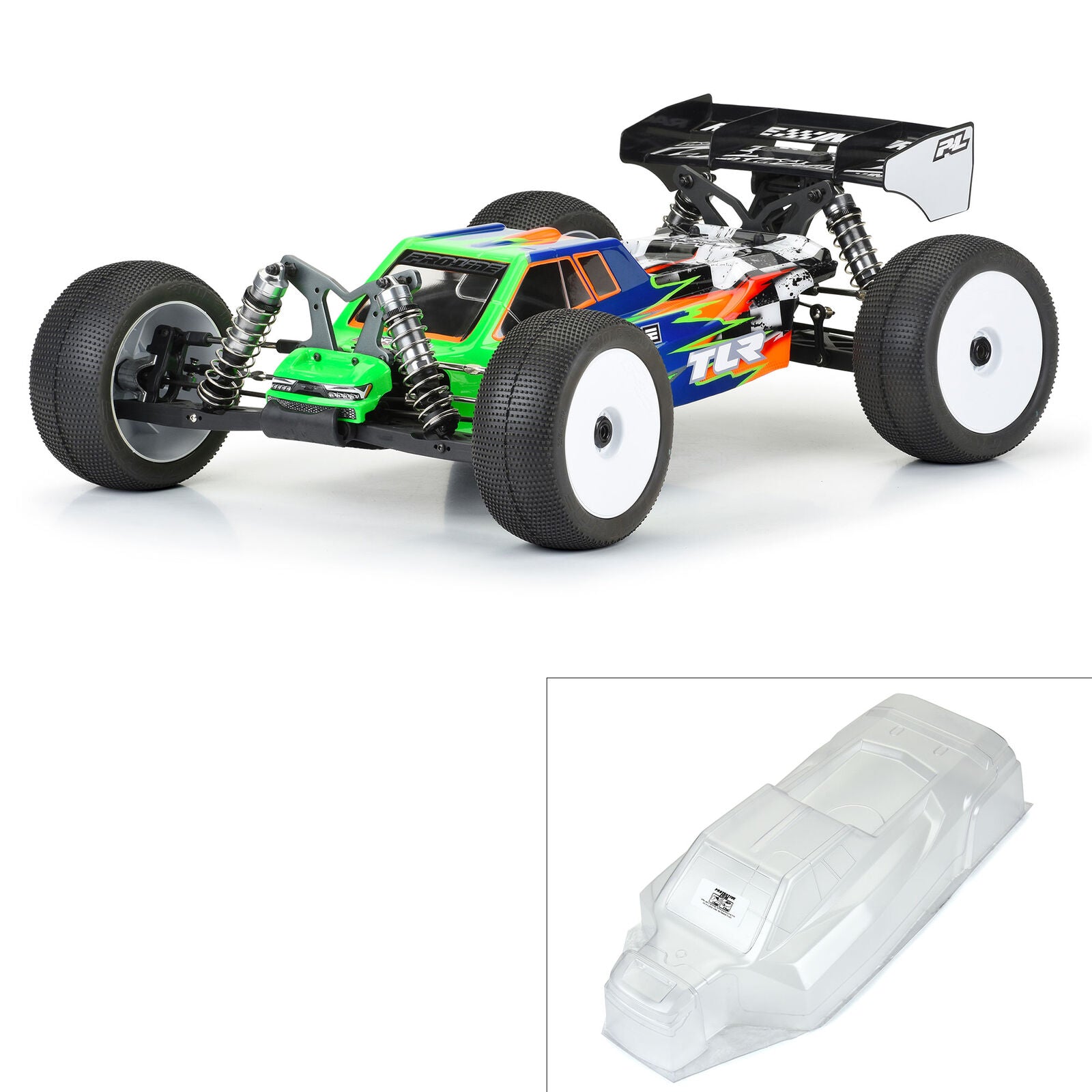 PROLINE 368700 1/8 Sector Truggy Clear Body: 8ight XT/E and Others