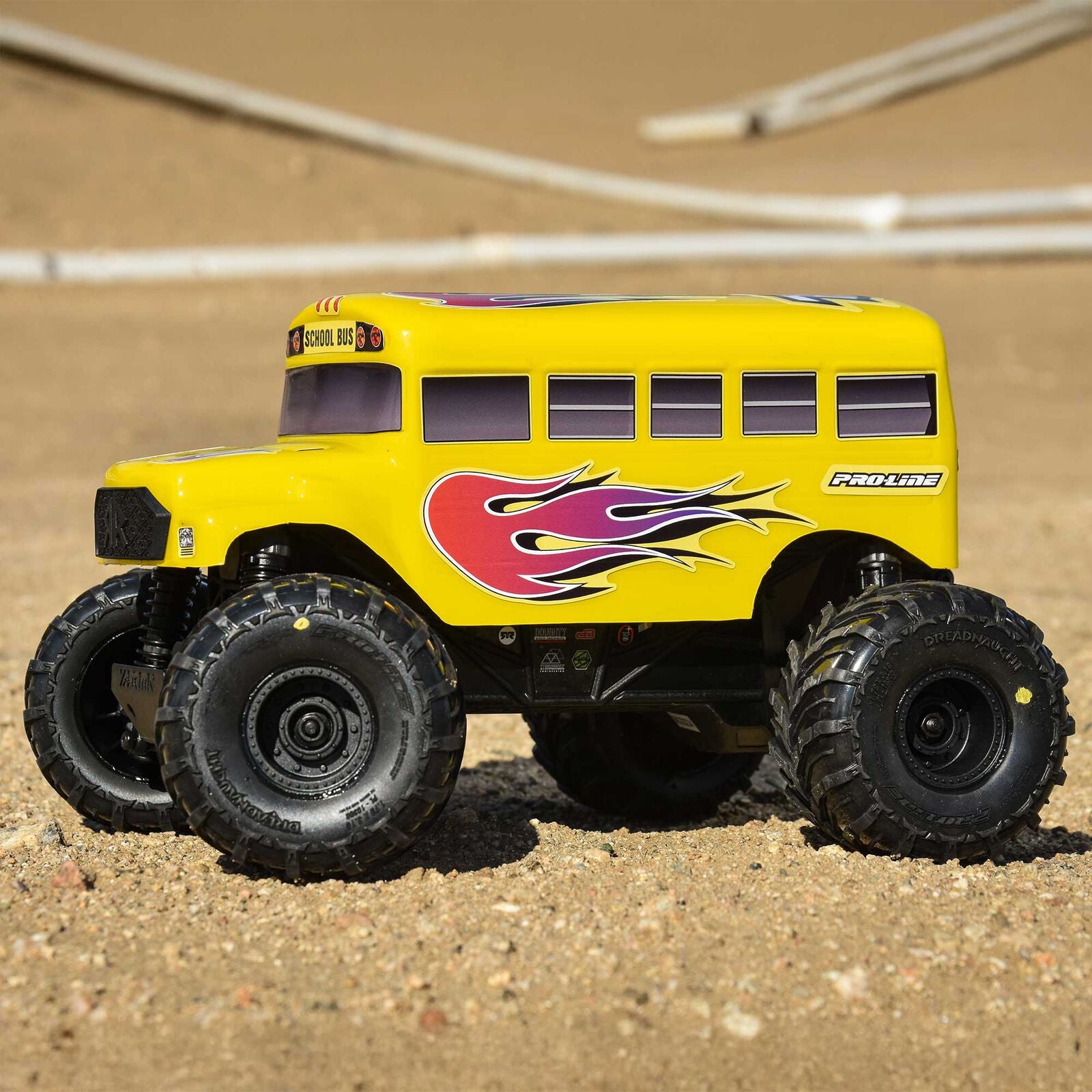 PROLINE PRO368817 1/16 Pre-Cut (School Bus) Clear Body for ARRMA GORGON GROM