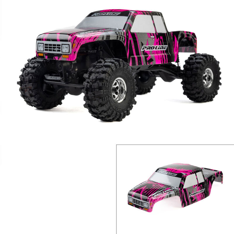 PROLINE PRO369422 Limited Edition Pre-Cut/Pre-Painted Coyote High Performance Pink Fury Body: Axial SCX30