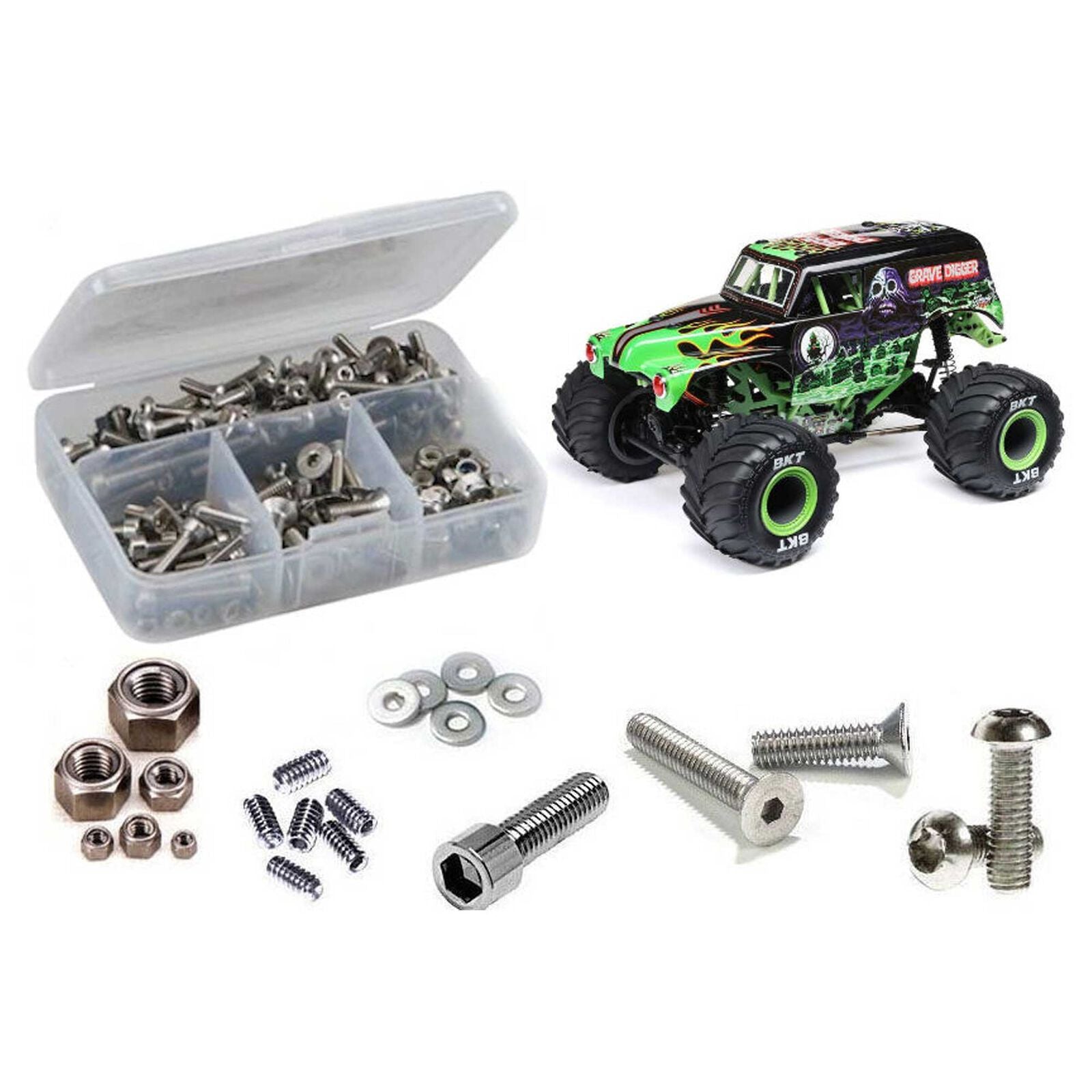 RC SCREWZ RCZLOS142 Team Losi 1/18 Mini LMT 4X4 (#LOS01026) Stainless Steel Screw Kit