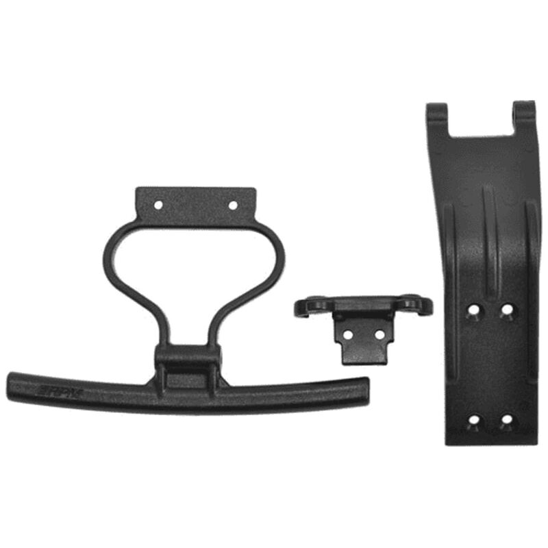 RPM 73662 Front Bumper & Skid Plate: Losi Rock Rey