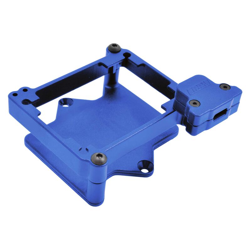 RPM 73765 ESC Cage, Blue, For The Castle Mamba X ESC. Fits Traxxas Slash 2WD, Slash 4x4, Stampede 2WD &amp; 4x4 , Rustler &amp; Bandit