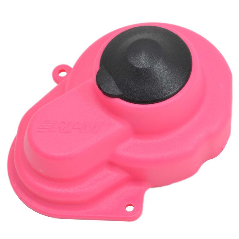 RPM 80527 Sealed Gear Cover: Pink Slash 2WD, Rustler ST 2WD