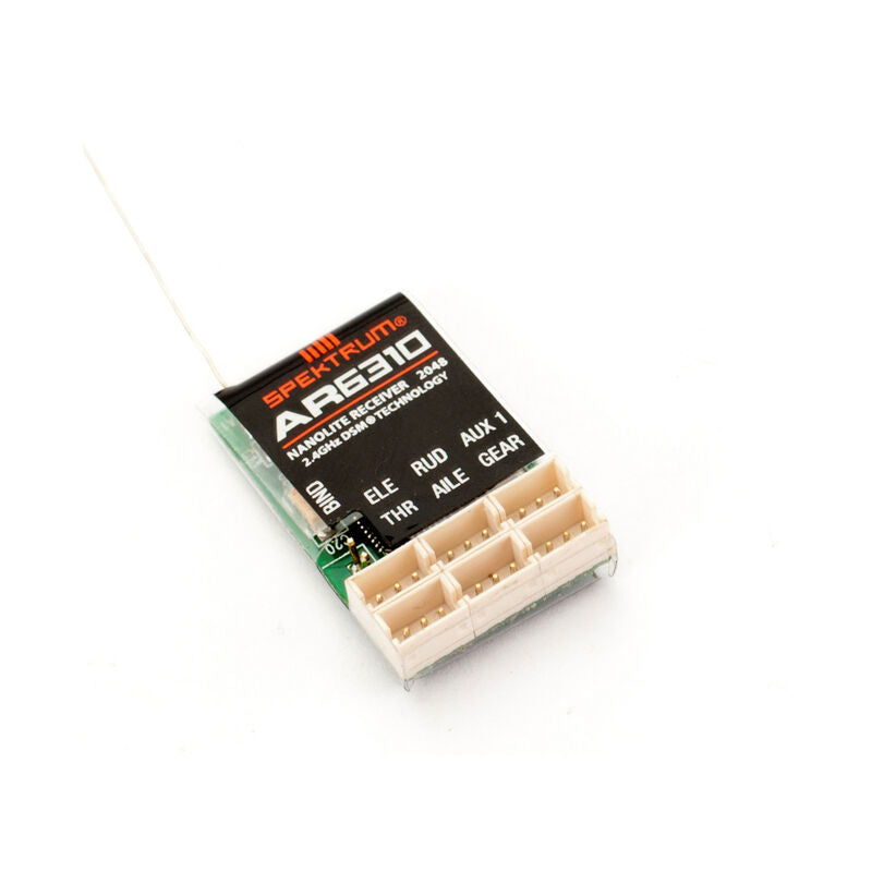 SPEKTRUM SPMAR6310 AR6310 DSMX Nanolite 6Ch Rx,Air