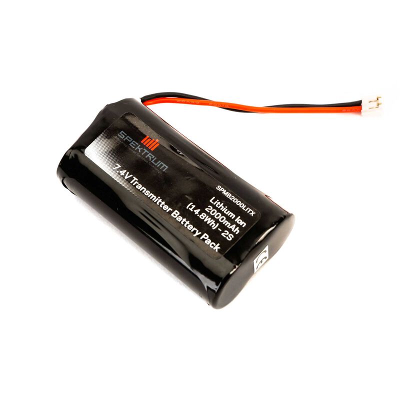 SPEKTRUM SPMB2000LITX 2000mAh Transmitter Battery: DX9, DX7S, DX8