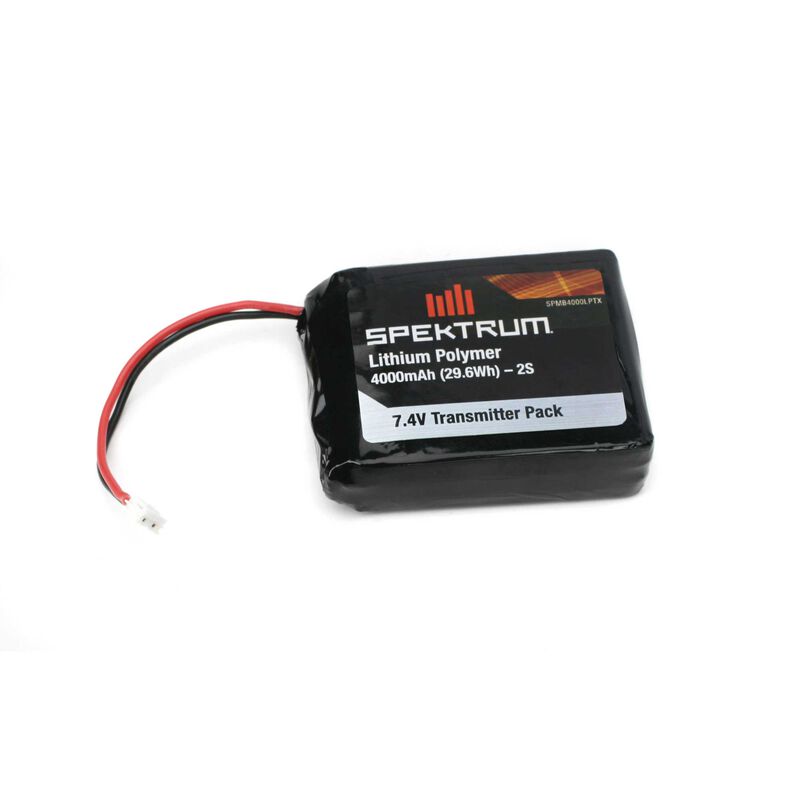 SPEKTRUM SPMB4000LPTX 4000mAh LiPo Transmitter Battery: DX7s, DX8
