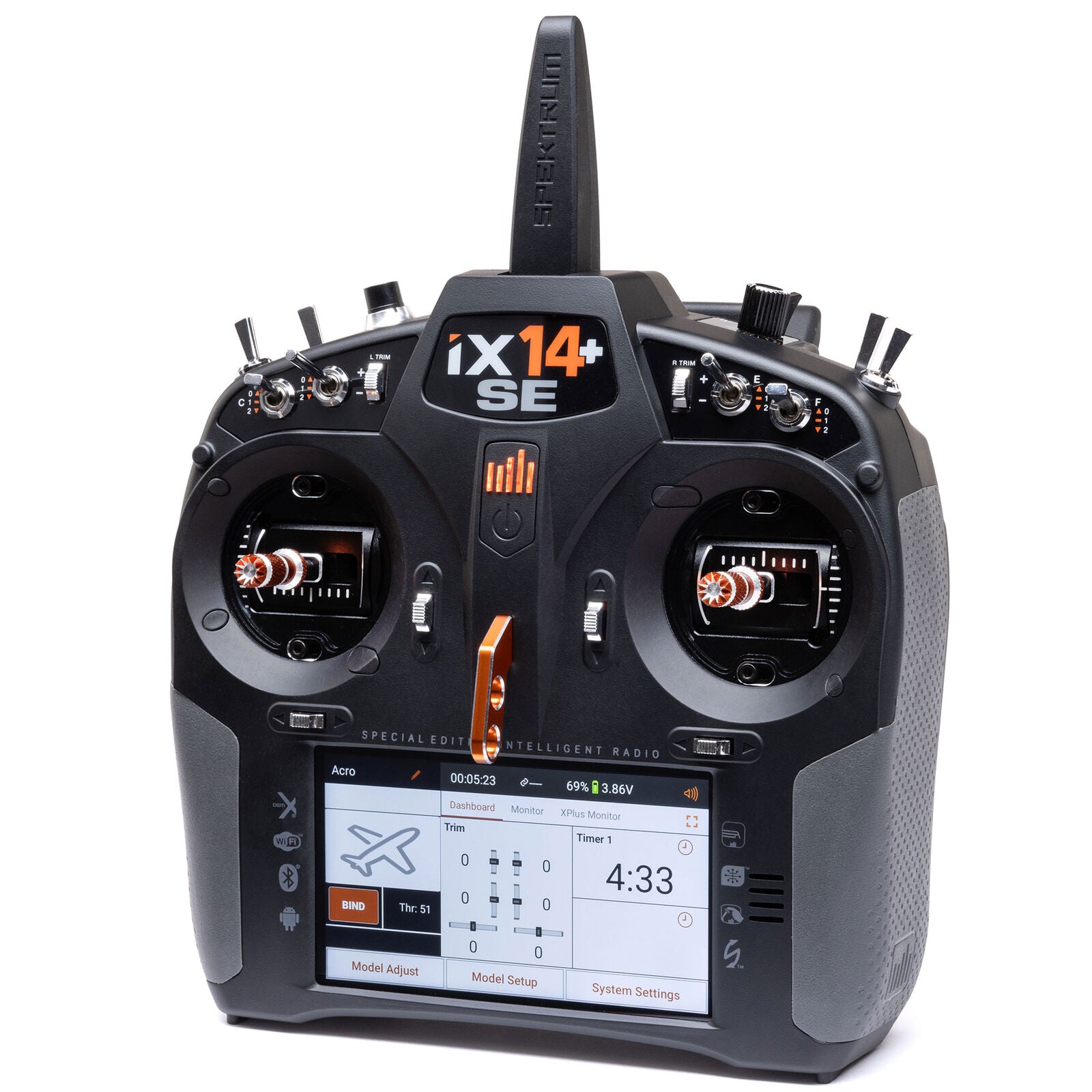 SPEKTRUM SPMR14020 iX14+ SE 20-Channel DSMX Transmitter Only