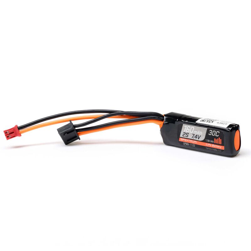 SPEKTRUM SPMX-1122 7.4V 160mAh 2S 30C LiPo Battery: PH2.0