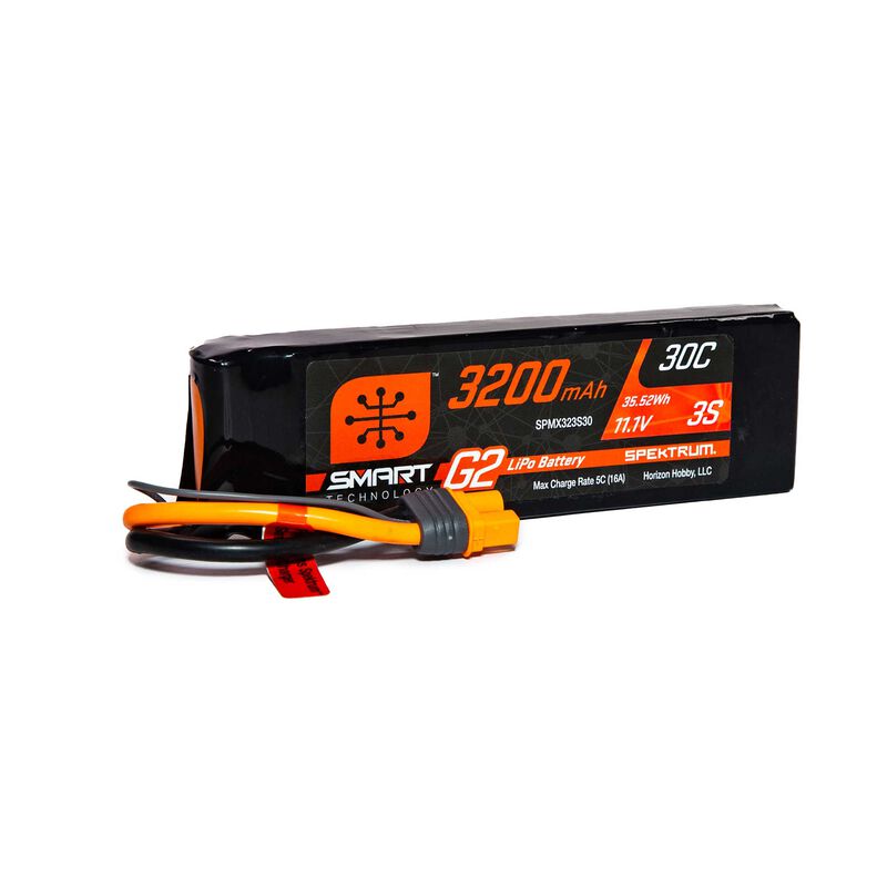 SPEKTRUM SPMX323S30 11.1V 3200mAh 3S 30C Smart LiPo G2: IC3