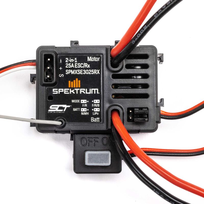 SPEKTRUM SPMXSE3025RX SLT 25a ESC/RX 1/16 & 1/18, IC2