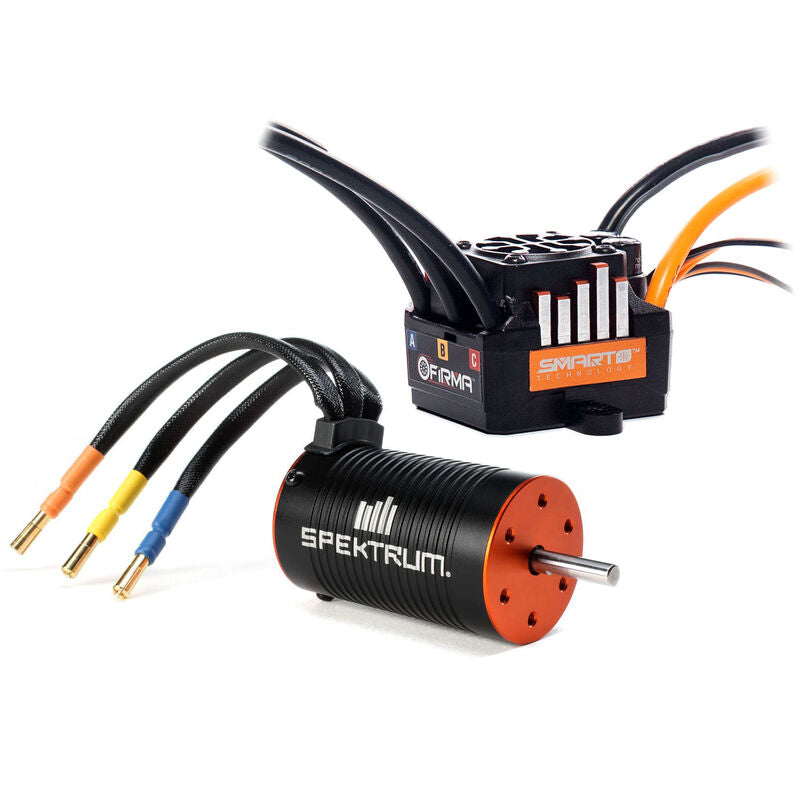 SPEKTRUM SPMXSEMC02 Firma 85A Brushless Smart ESC / 4000Kv Sensorless Motor Combo