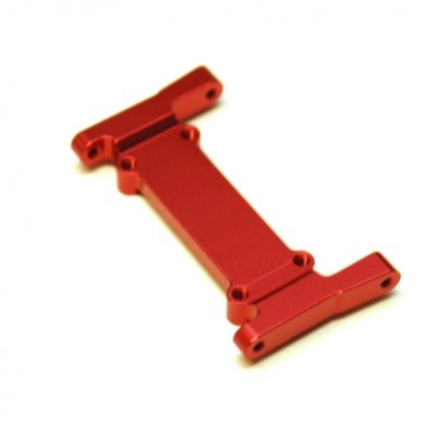 STRC STC42002BR CNC MACHINED ALUMINUM HEAVY DUTY BATTERY TRAY MOUNT/FRONT CHASSIS BRACE FOR ELEMENT ENDURO (RED)