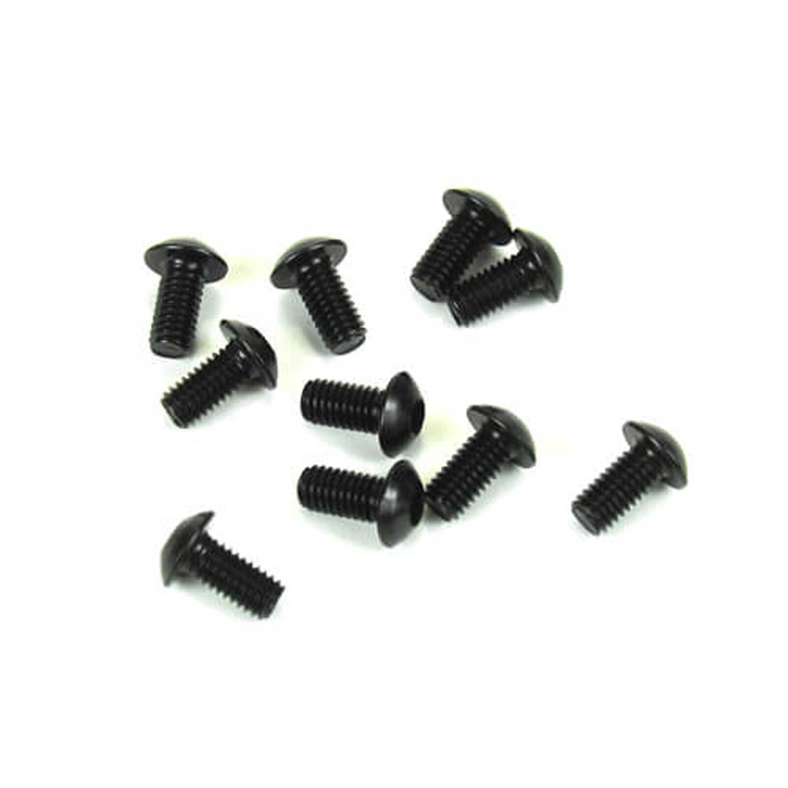 TEKNO TKR1401 M3x6mm Button Head Screws, Black (10)