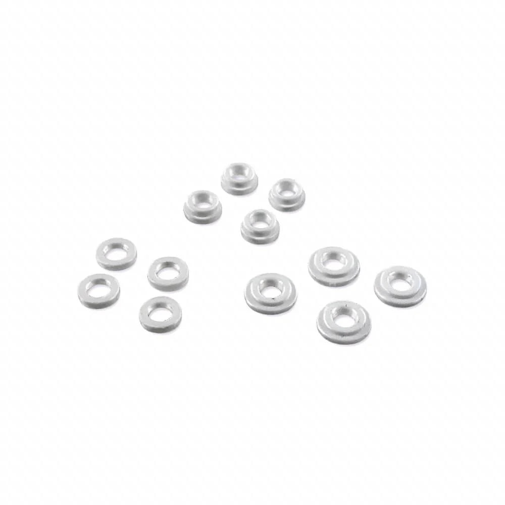 TEKNO TKR6195 Shock Shaft Guide Set (precision molded, POM, for 16mm shocks)