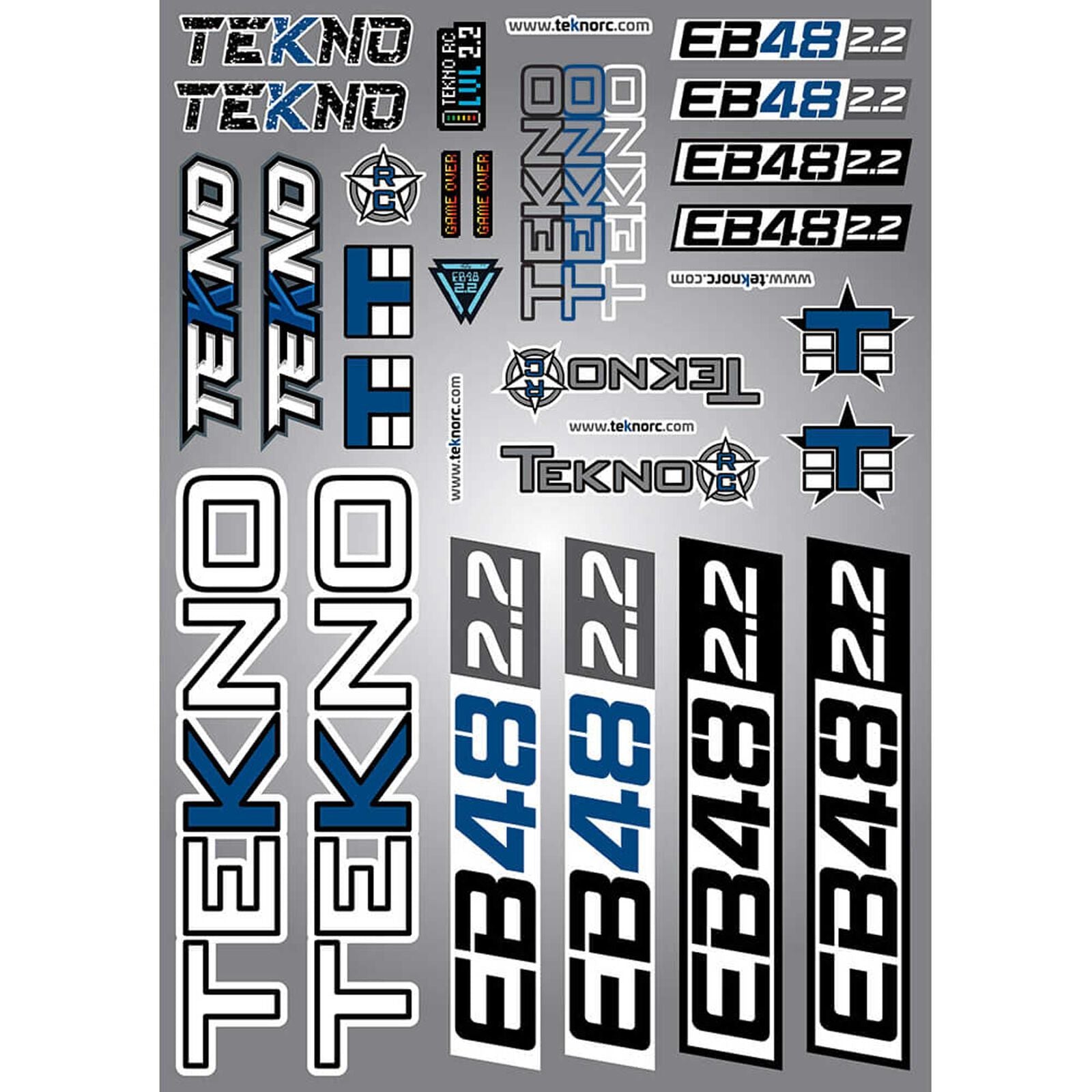 TEKNO TKR9236 Decal Sheet: EB48 2.2