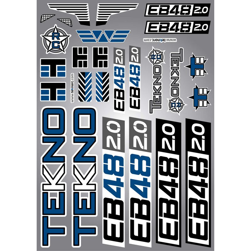 TEKNO TKR9246 Decal Sheet: EB48 2.0
