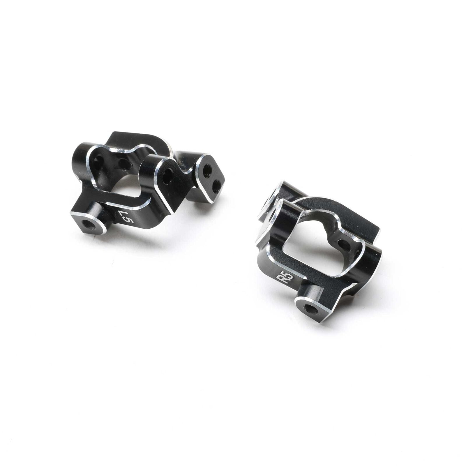 LOSI TLR-1070 Caster Block Set, 5 Deg, Aluminum: 22S Sprint