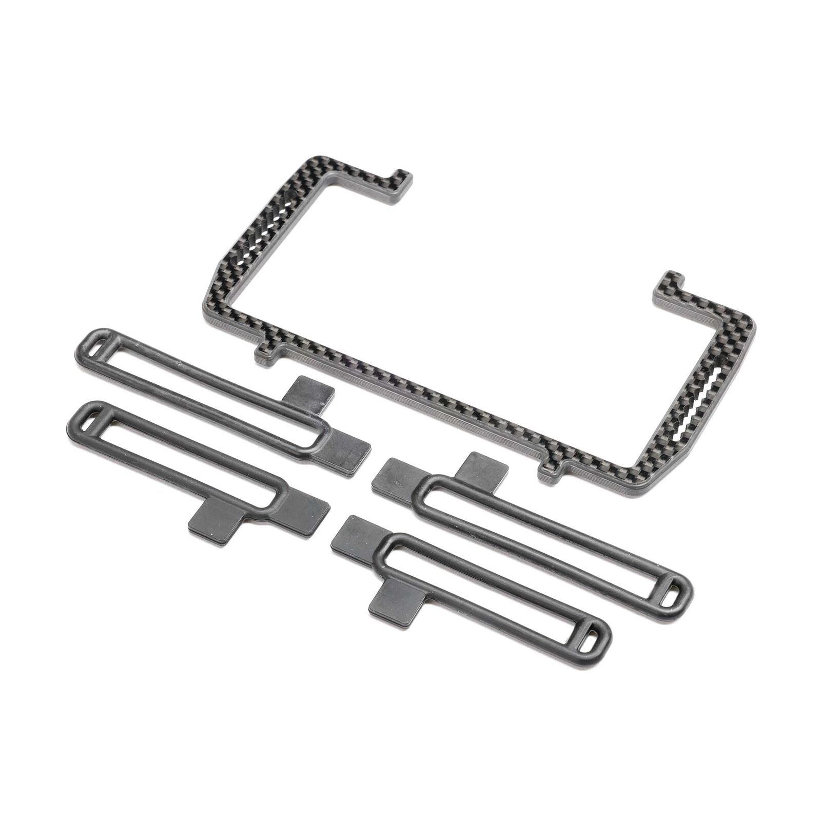 LOSI TLR-1101 Battery Mount Set, Carbon: 22X